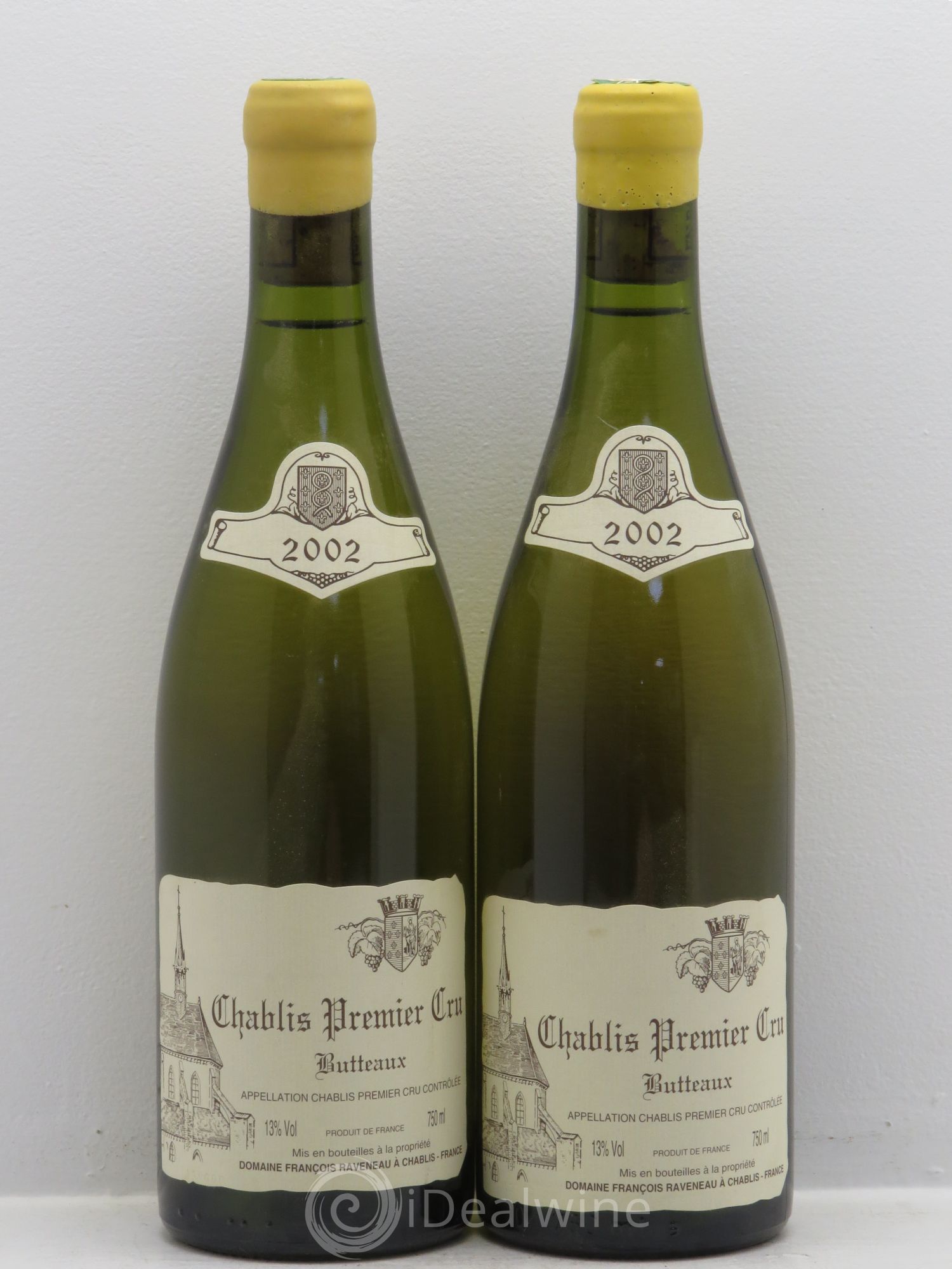 Chablis 1er Cru Butteaux Raveneau (Domaine) 2002 - Lot de 2 bouteilles - 0
