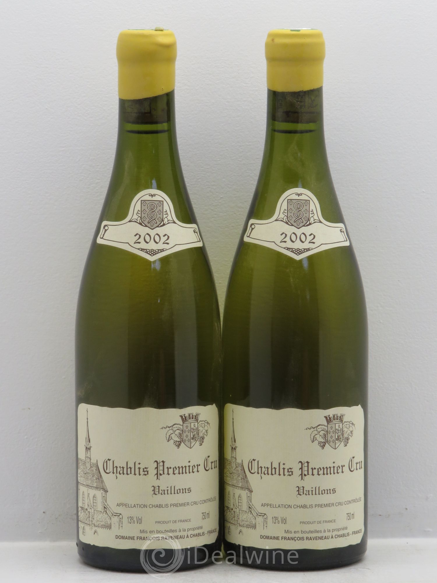 Chablis 1er Cru Vaillons Raveneau (Domaine) 2002 - Lot de 2 bouteilles - 0