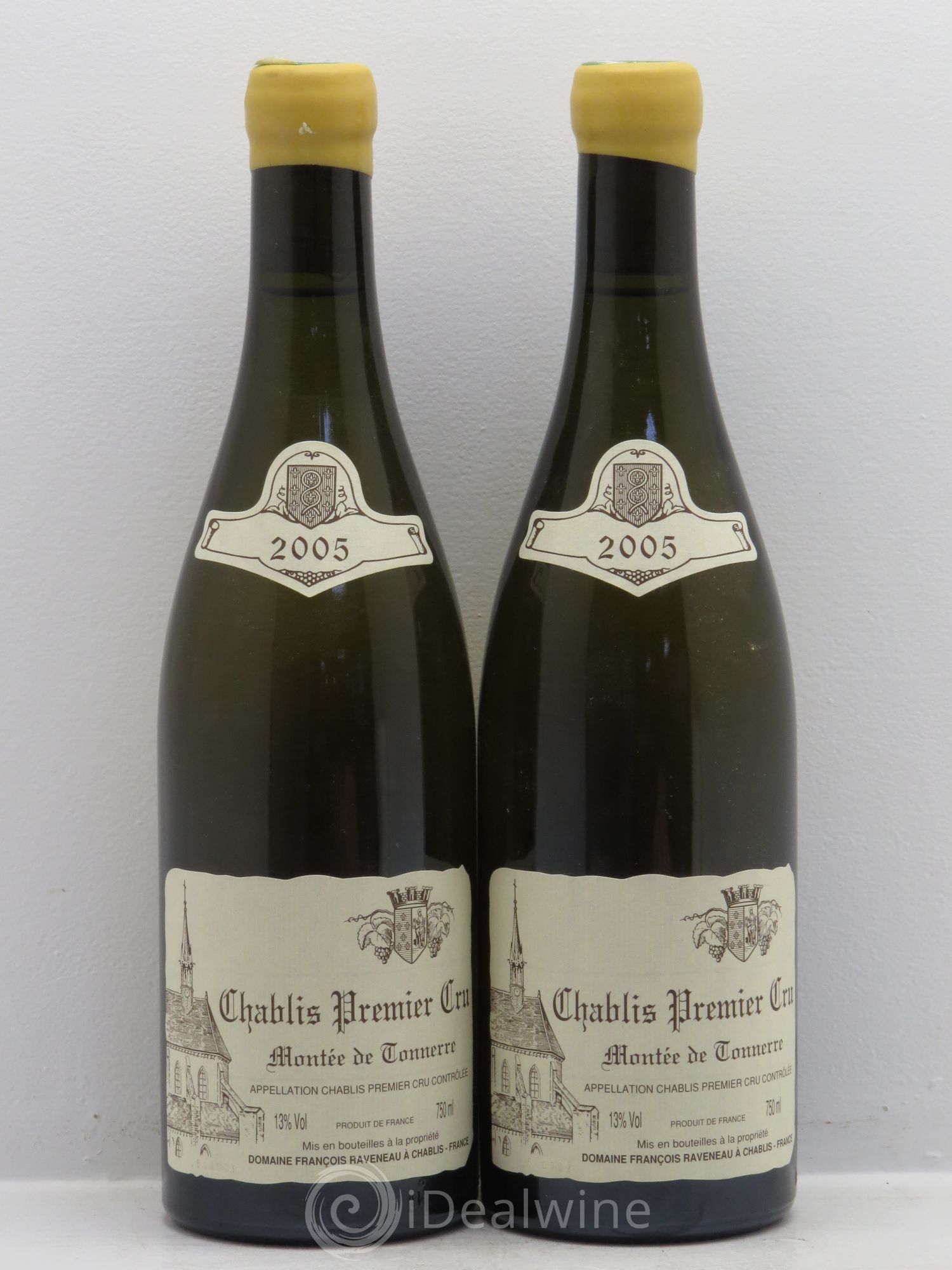 Chablis 1er Cru Montée de Tonnerre Raveneau (Domaine) 2005 - Lot de 2 bouteilles - 0