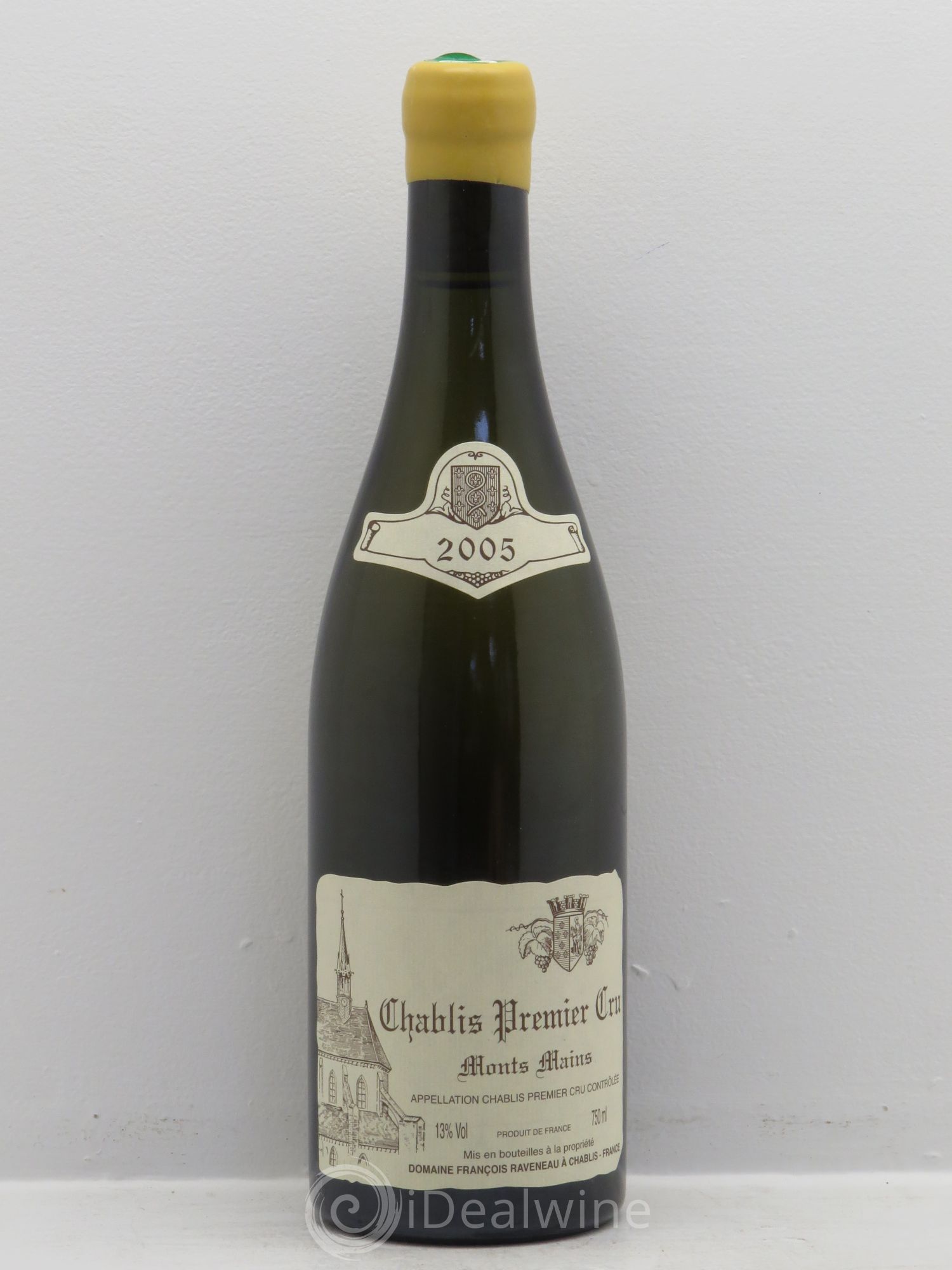 Chablis 1er Cru Monts Mains Raveneau (Domaine) 2005 - Lot de 1 bouteille - 0