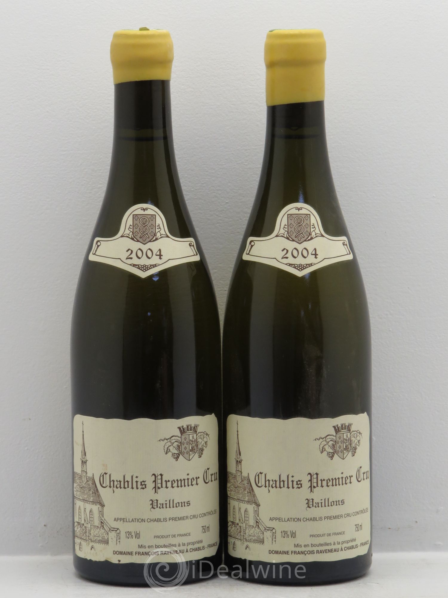 Chablis 1er Cru Vaillons Raveneau (Domaine) 2004 - Lot de 2 bouteilles - 0