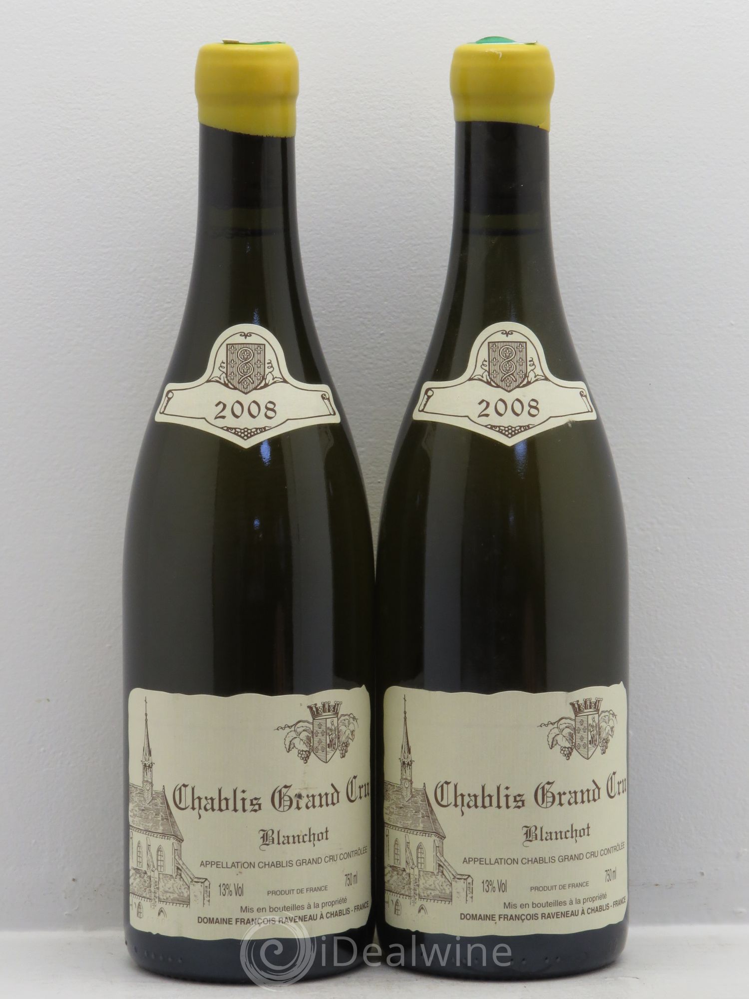 Chablis Grand Cru Blanchot Raveneau (Domaine) 2008 - Posten von 2 Flaschen - 0