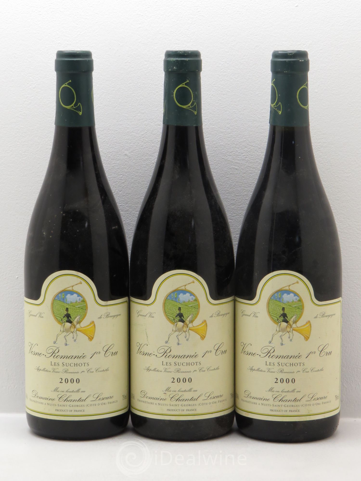 Vosne-Romanée 1er Cru Chantal Lescure (Domaine) 2000 - Posten von 3 Flaschen - 0