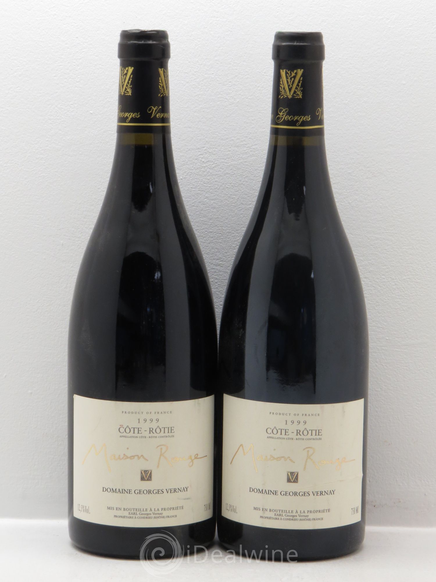 Côte-Rôtie Maison Rouge Georges Vernay 1999 - Lot de 2 bouteilles - 0