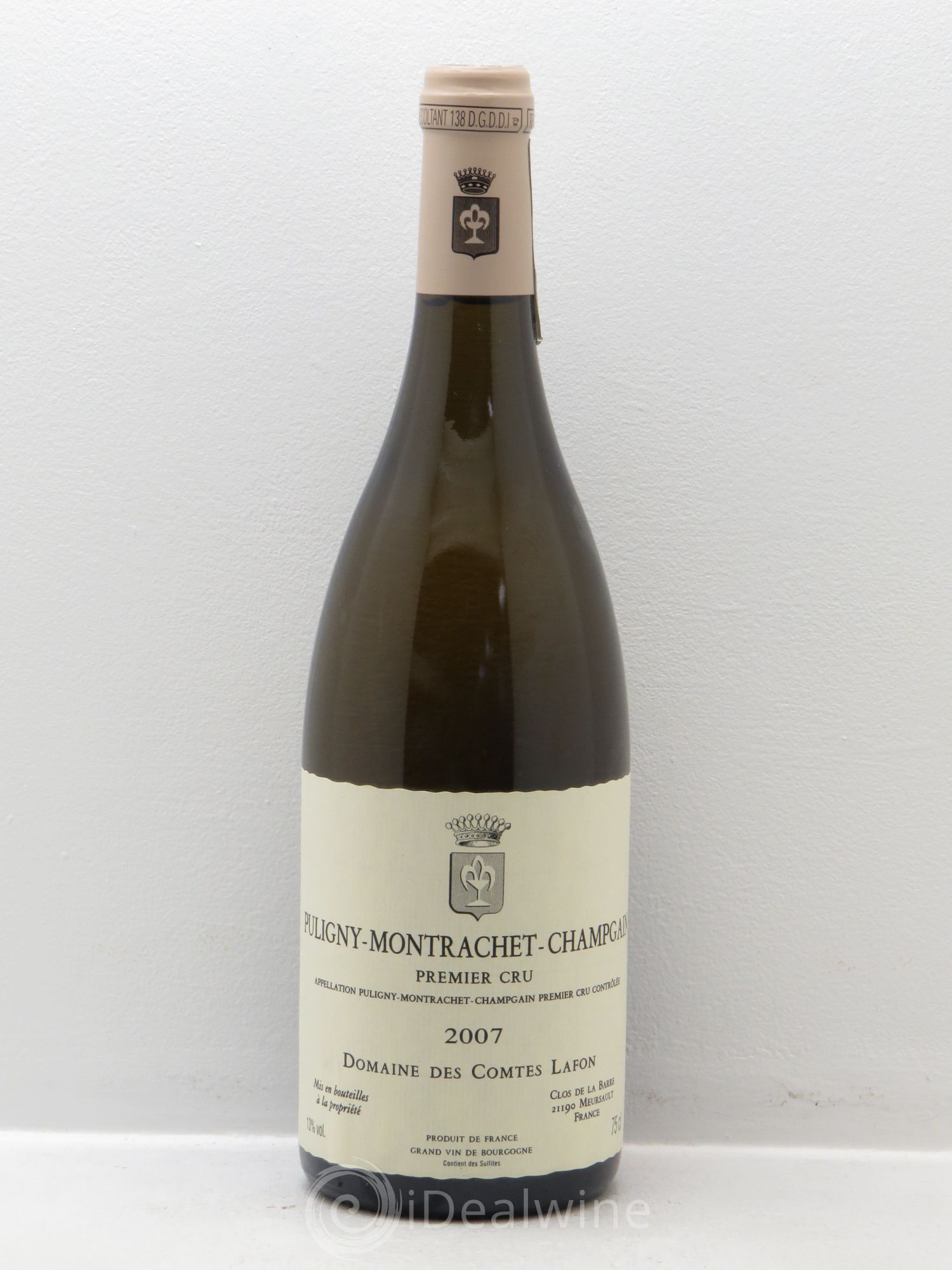Puligny-Montrachet 1er Cru Champgain Comtes Lafon (Domaine des) 2007 - Lot de 1 bouteille - 0