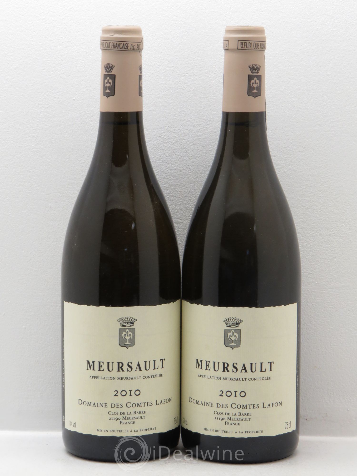 Meursault Comtes Lafon (Domaine des) 2010 - Lot de 2 bouteilles - 0