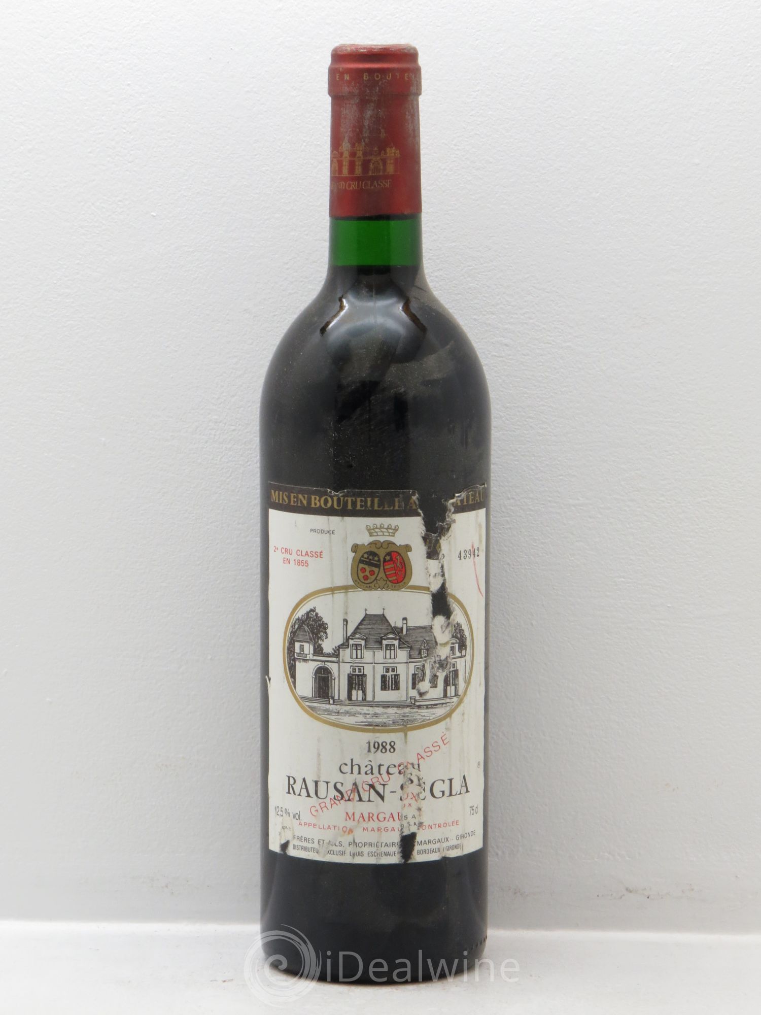 Château Rauzan Ségla Grand Cru Classé 1988 - Lot de 1 bouteille - 0