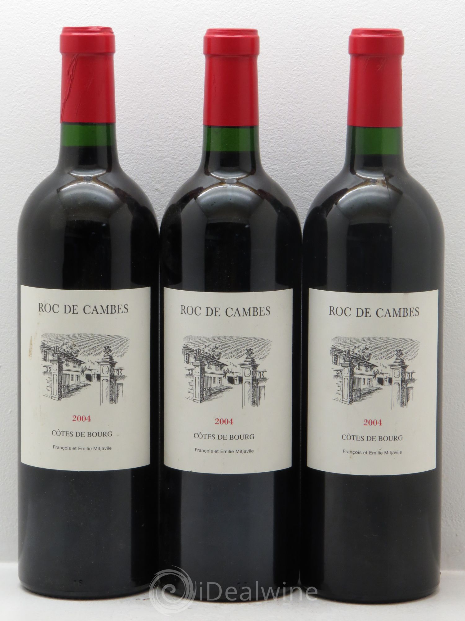 Roc de Cambes 2004 - Lot of 3 bottles - 0