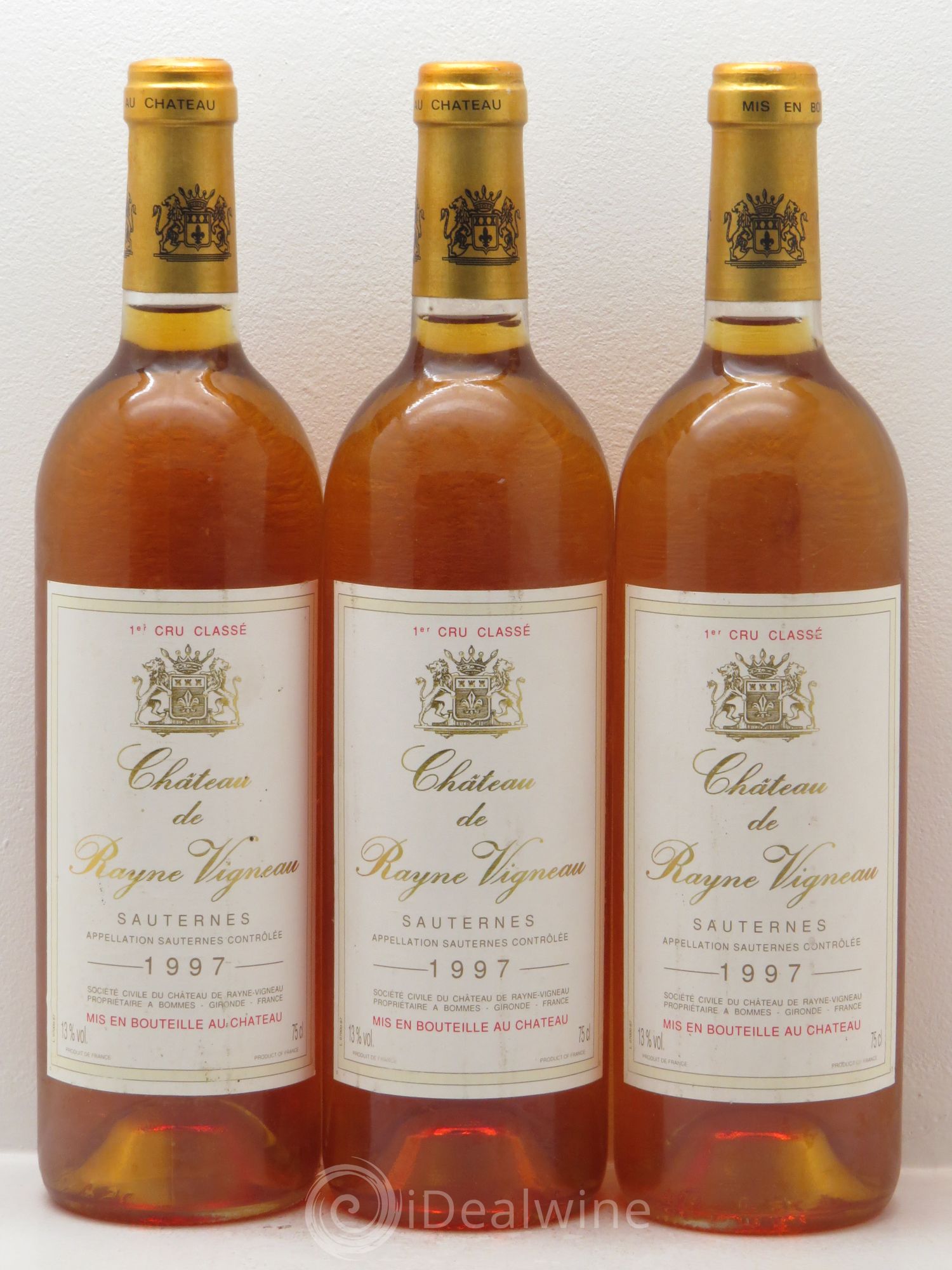 Château de Rayne Vigneau 1er Grand Cru Classé 1997 - Lotto di 3 bottiglie - 0