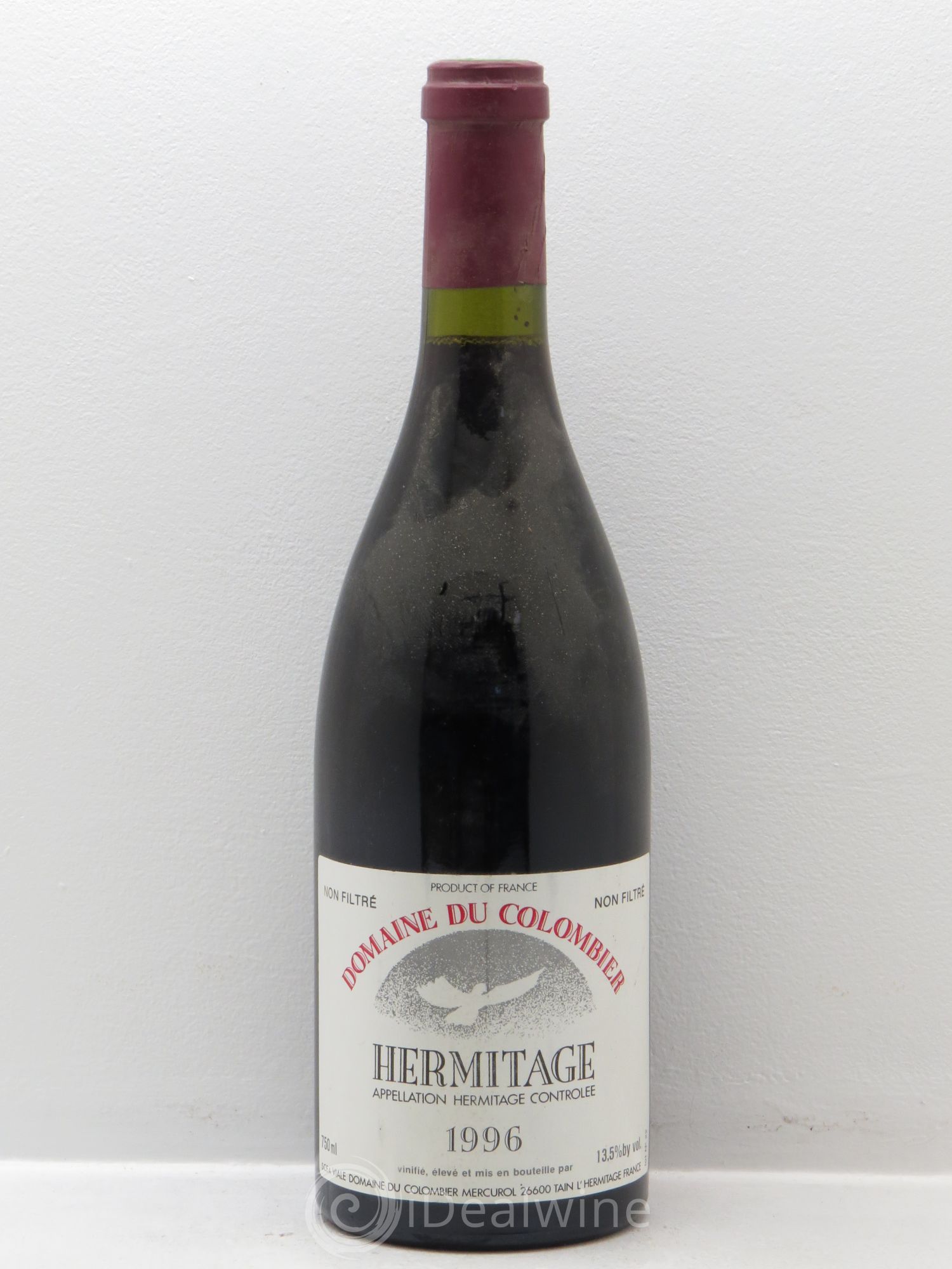 Hermitage Colombier (Domaine du) 1996 - Lot de 1 bouteille - 0
