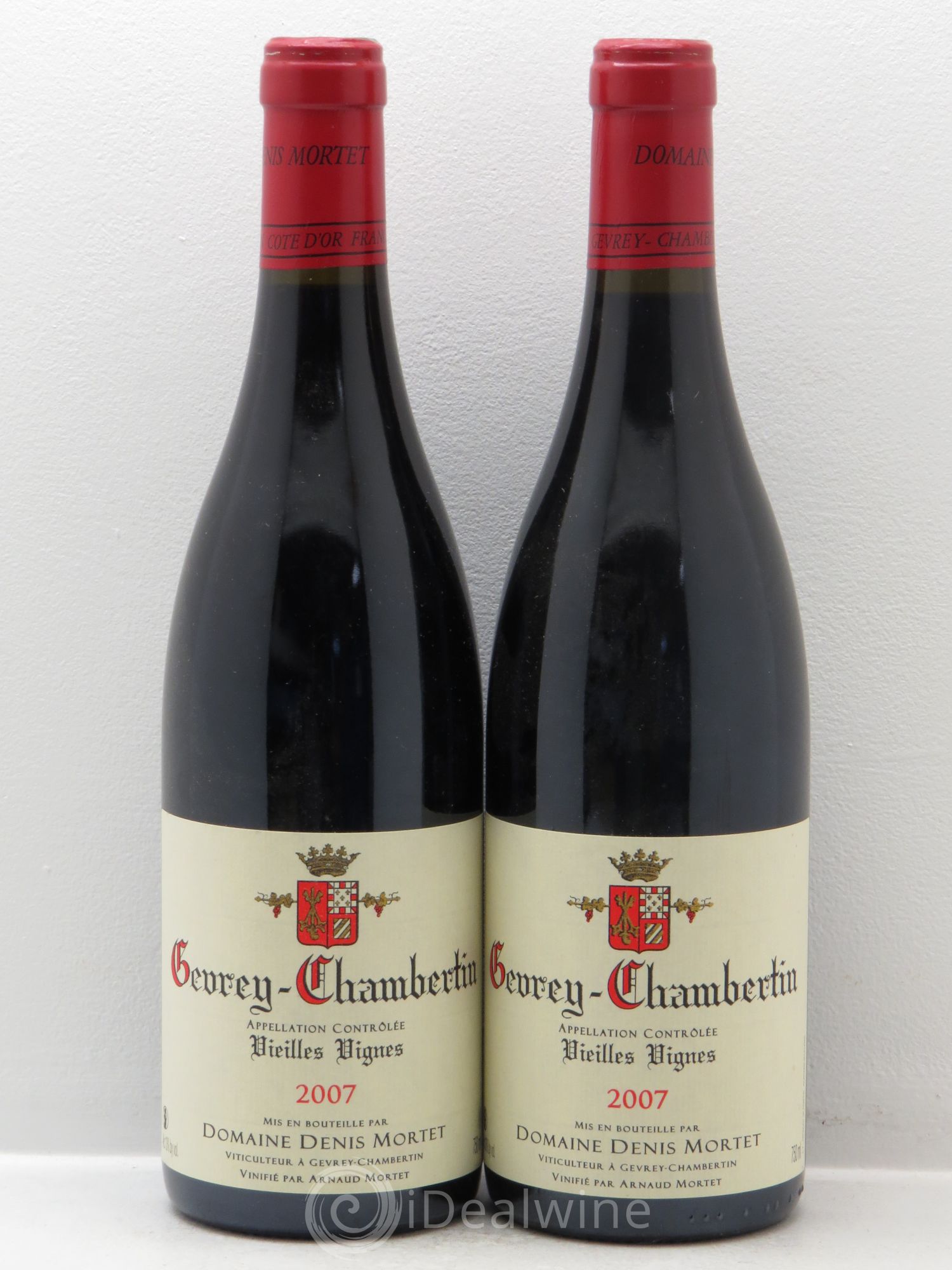 Gevrey-Chambertin Vieilles vignes Denis Mortet (Domaine) 2007 - Lot de 2 bouteilles - 0