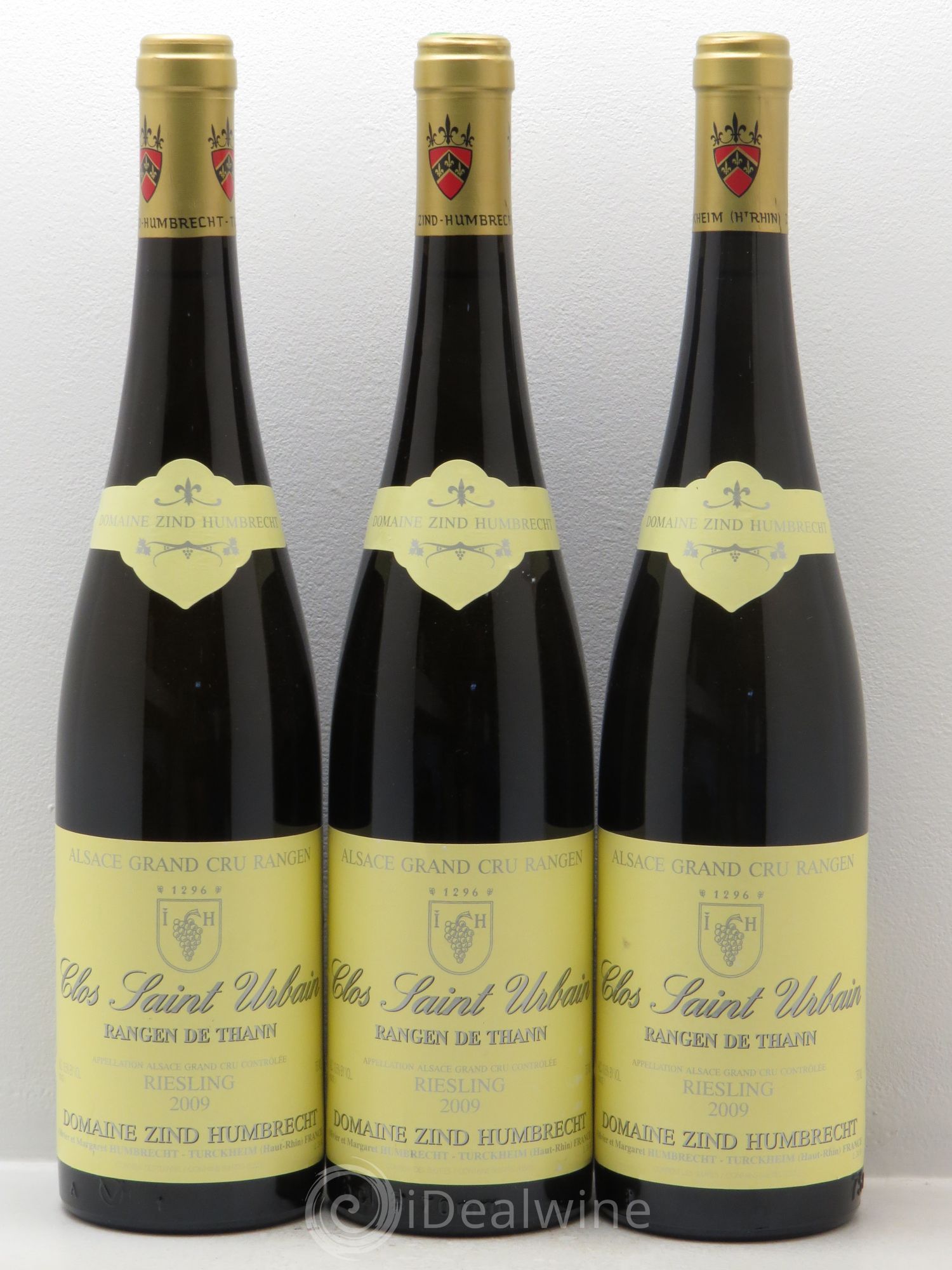 Alsace Riesling Grand Cru Rangen de Thann Clos Saint Urbain Zind-Humbrecht (Domaine) 2009 - Lot de 3 bouteilles - 0