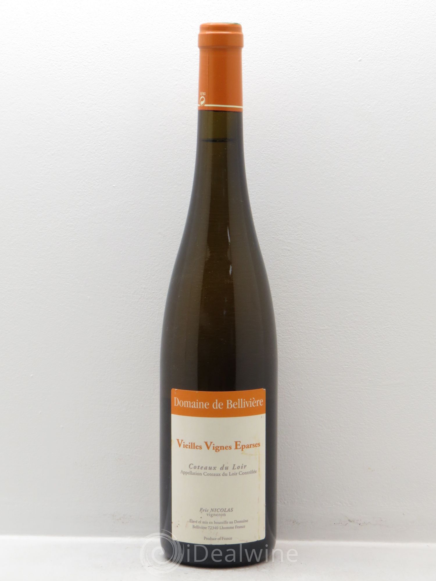 Jasnières Vieilles Vignes Eparses Domaine de Bellivière Coteaux de Loir 2009 - Posten von 1 Flasche - 0