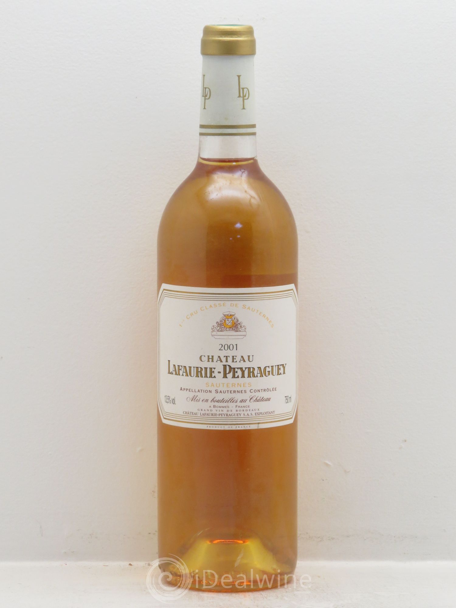 Château Lafaurie-Peyraguey 1er Grand Cru Classé 2001 - Lotto di 1 bottiglia - 0