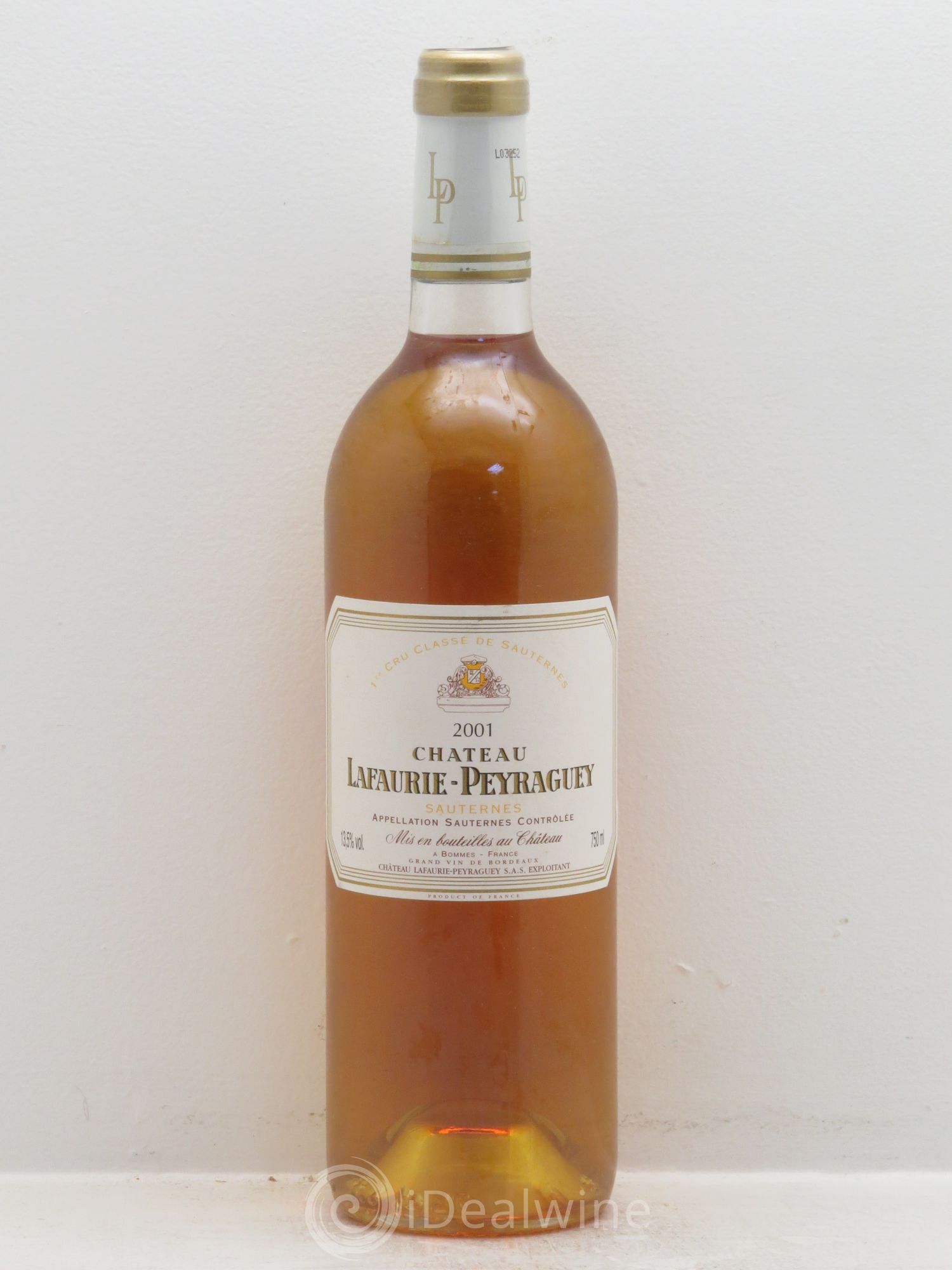 Château Lafaurie-Peyraguey 1er Grand Cru Classé 2001 - Lotto di 1 bottiglia - 0
