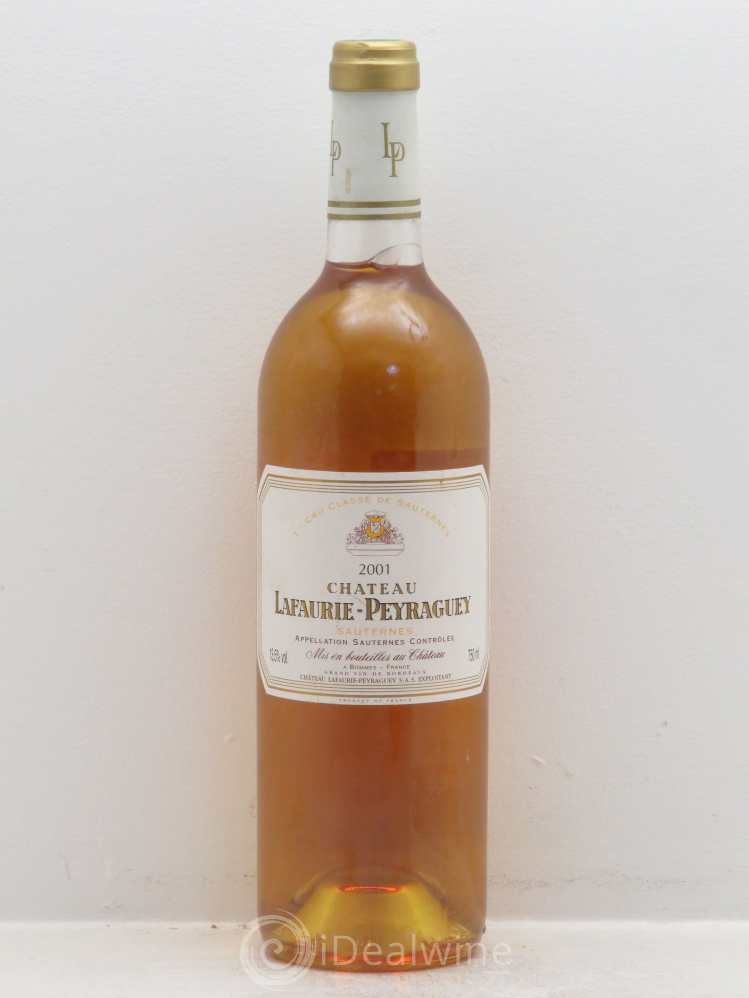 Château Lafaurie-Peyraguey 1er Grand Cru Classé (senza prezzo di riserva) 2001 - Lotto di 1 bottiglia - 0