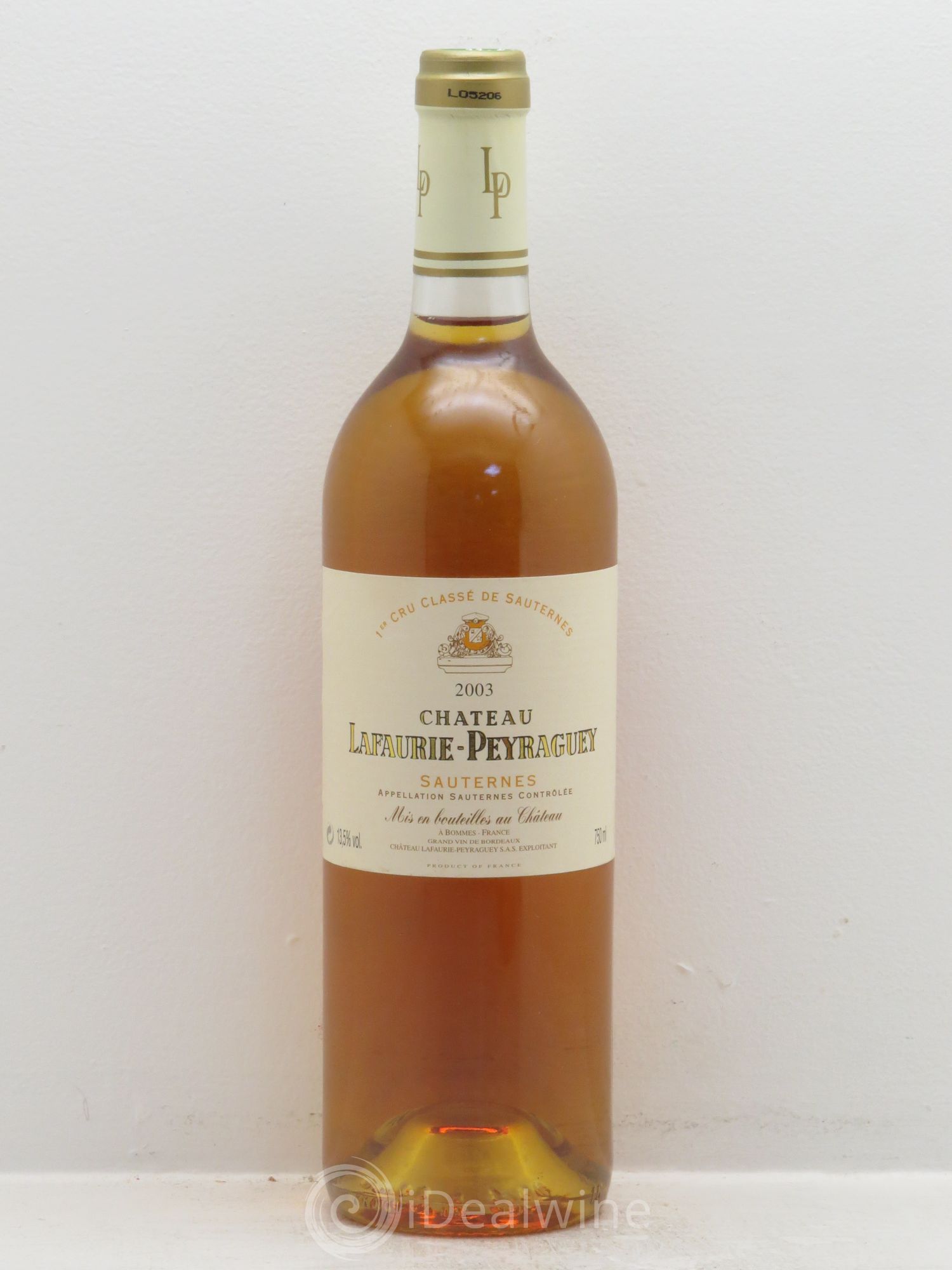 Château Lafaurie-Peyraguey 1er Grand Cru Classé 2003 - Lotto di 1 bottiglia - 0