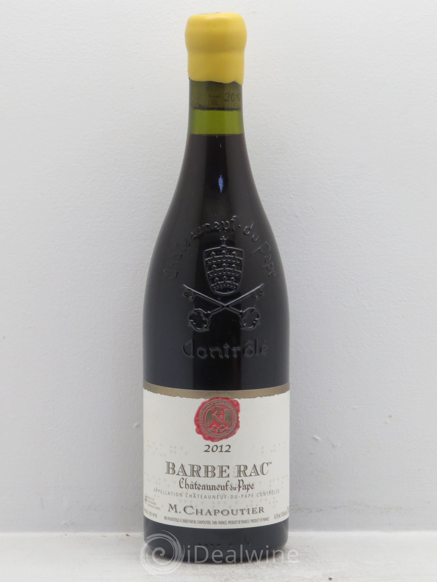 Châteauneuf-du-Pape Barbe Rac Chapoutier 2012 - Lot de 1 bouteille - 0