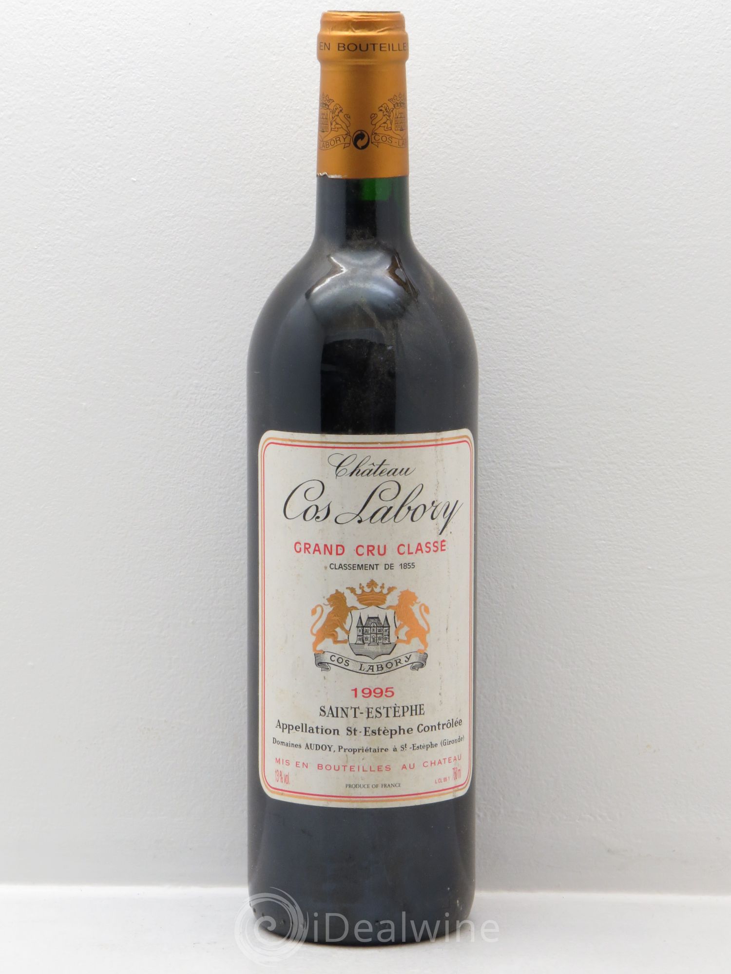 Château Cos Labory 5ème Grand Cru Classé 1995 - Lot de 1 bouteille - 0