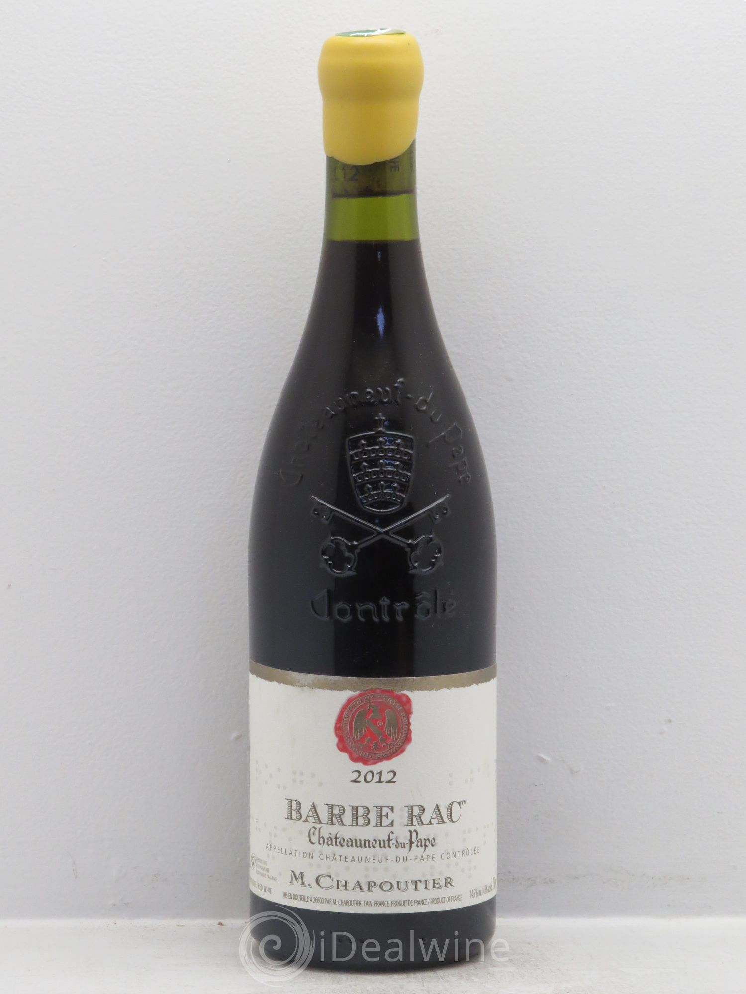 Châteauneuf-du-Pape Barbe Rac Chapoutier 2012 - Lot de 1 bouteille - 0