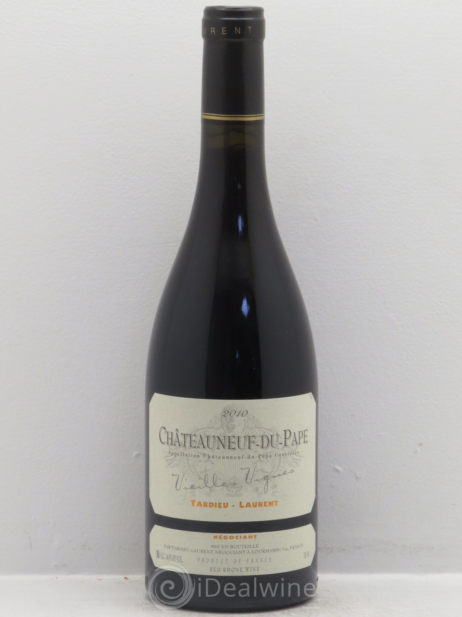 Châteauneuf-du-Pape Tardieu-Laurent Vieilles vignes Famille Tardieu (sans prix de réserve) 2010 - Lot de 1 bouteille - 0