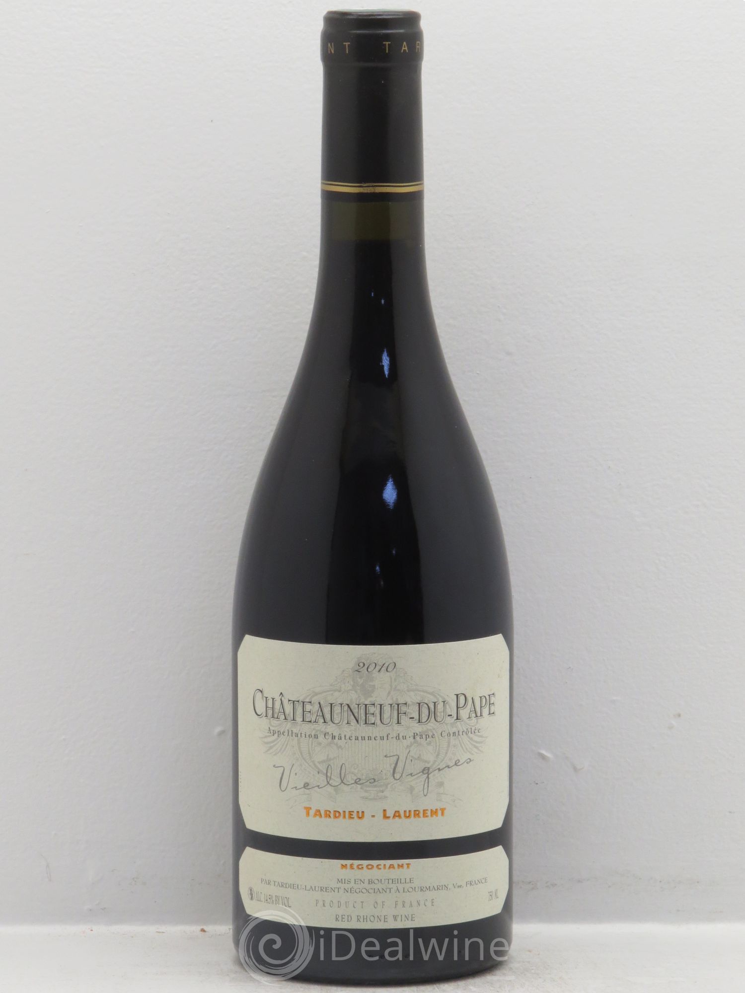 Châteauneuf-du-Pape Tardieu-Laurent Vieilles vignes Famille Tardieu 2010 - Lot de 1 bouteille - 0