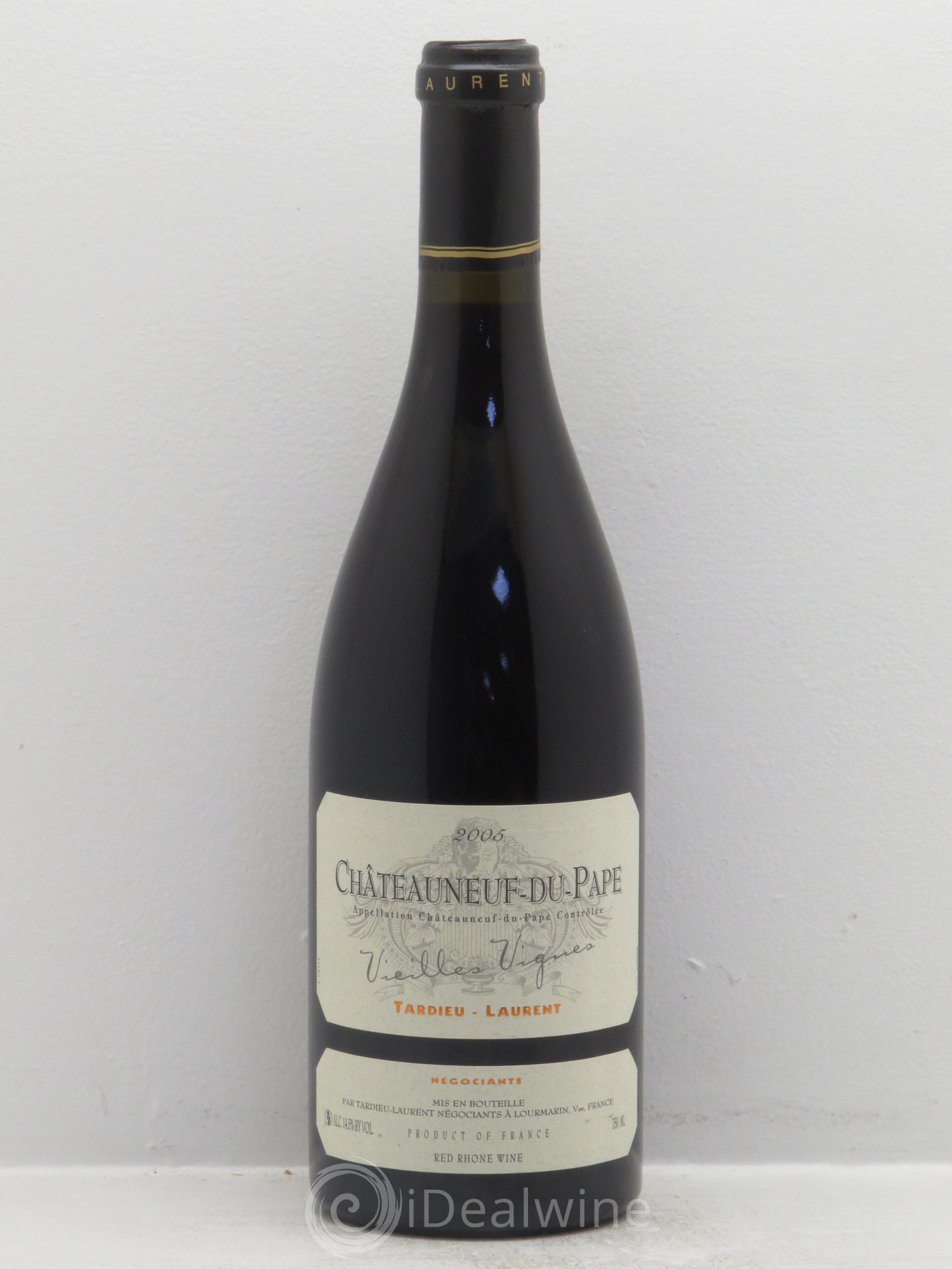 Châteauneuf-du-Pape Tardieu-Laurent Vieilles vignes Famille Tardieu 2005 - Lot de 1 bouteille - 0