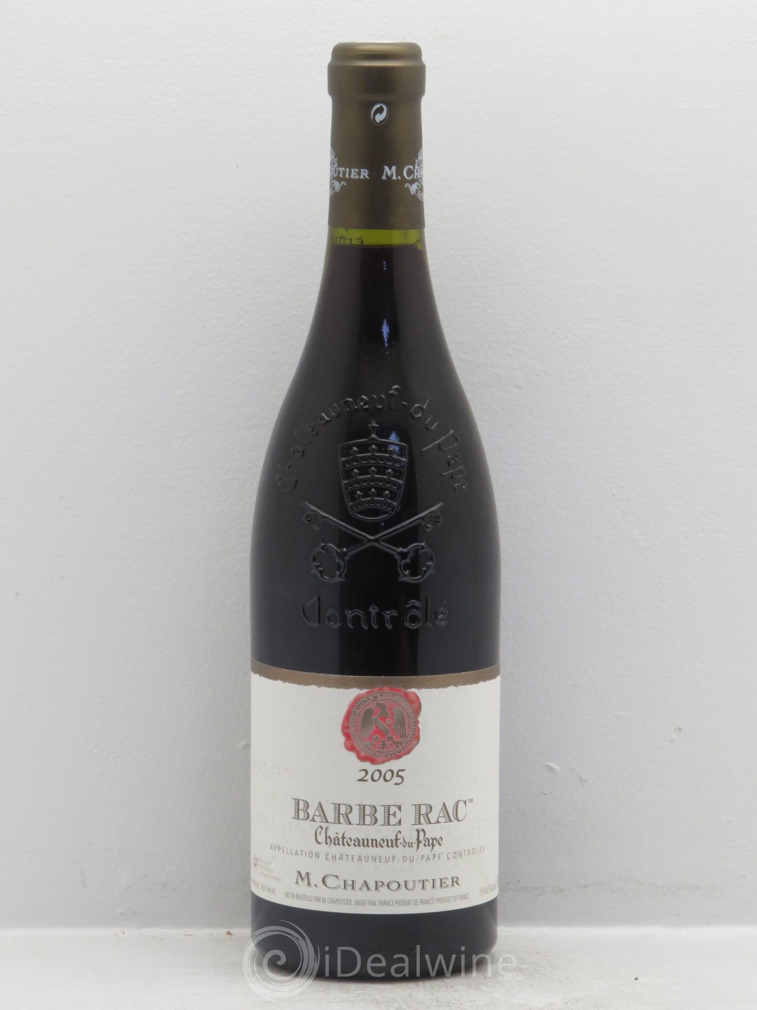 Châteauneuf-du-Pape Barbe Rac Chapoutier 2005 - Lot de 1 bouteille - 0