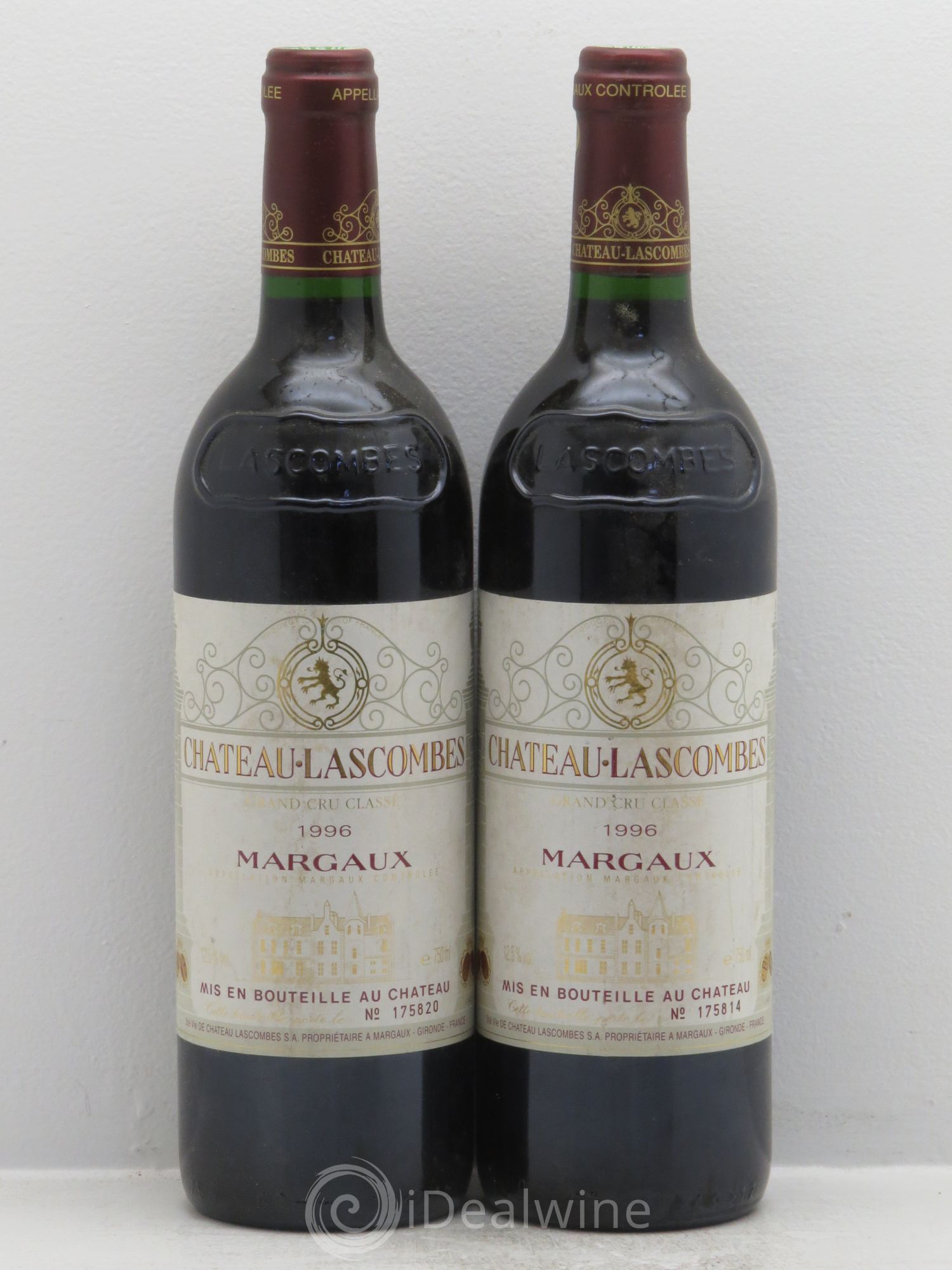 Château Lascombes 2ème Grand Cru Classé 1996 - Lot de 2 bouteilles - 0