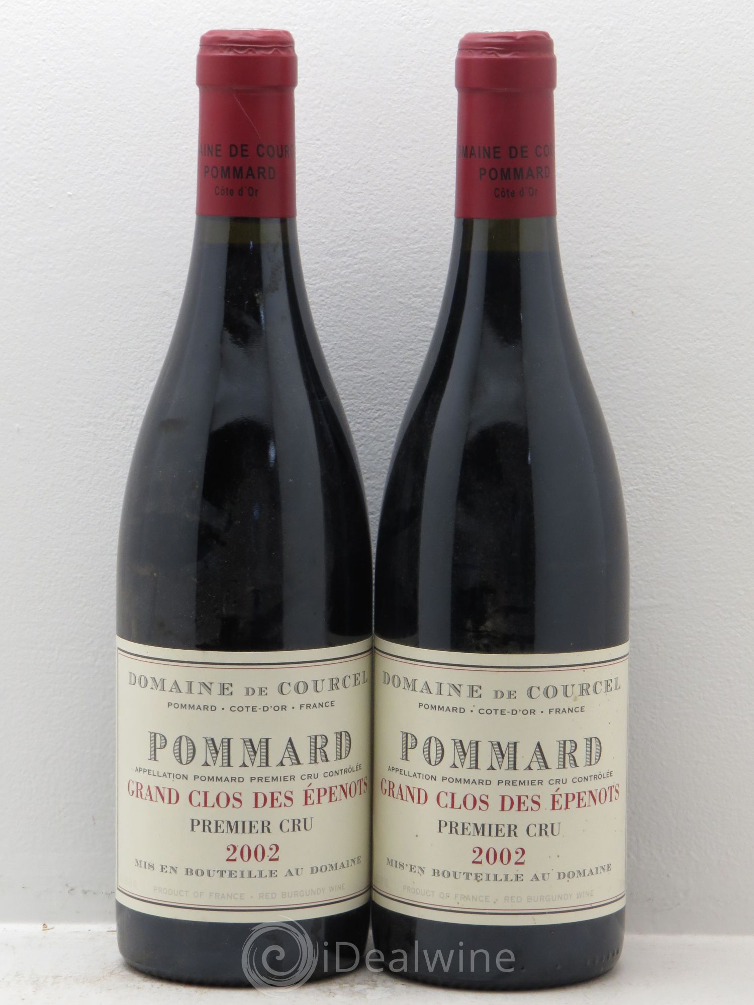 Pommard 1er Cru Grand Clos des Epenots de Courcel (Domaine) 2002 - Lot de 2 bouteilles - 0