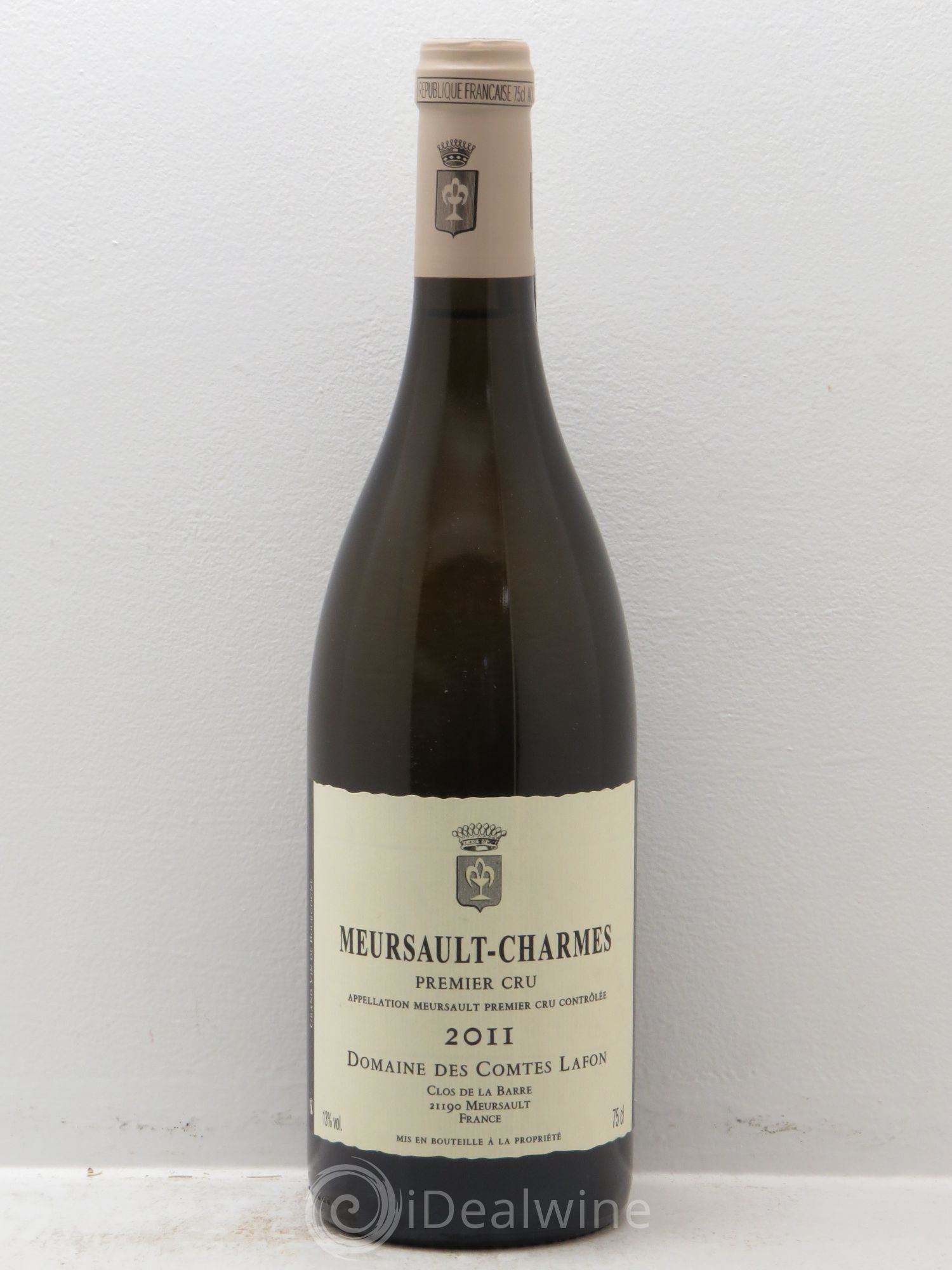 Meursault 1er Cru Charmes Comtes Lafon (Domaine des) 2011 - Lot de 1 bouteille - 0