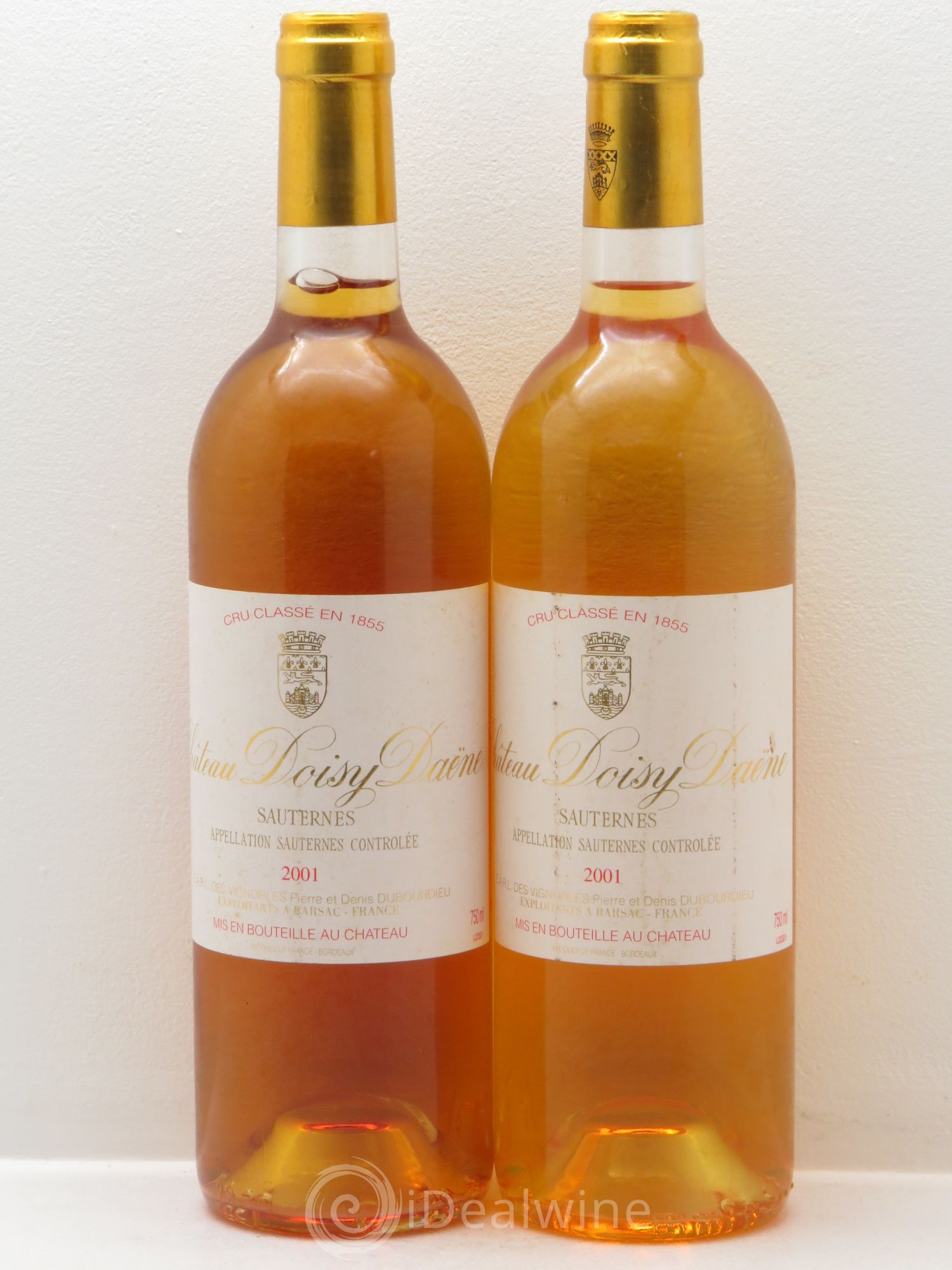 Château Doisy Daëne 2ème Grand Cru Classé 2001 - Lotto di 2 bottiglie - 0