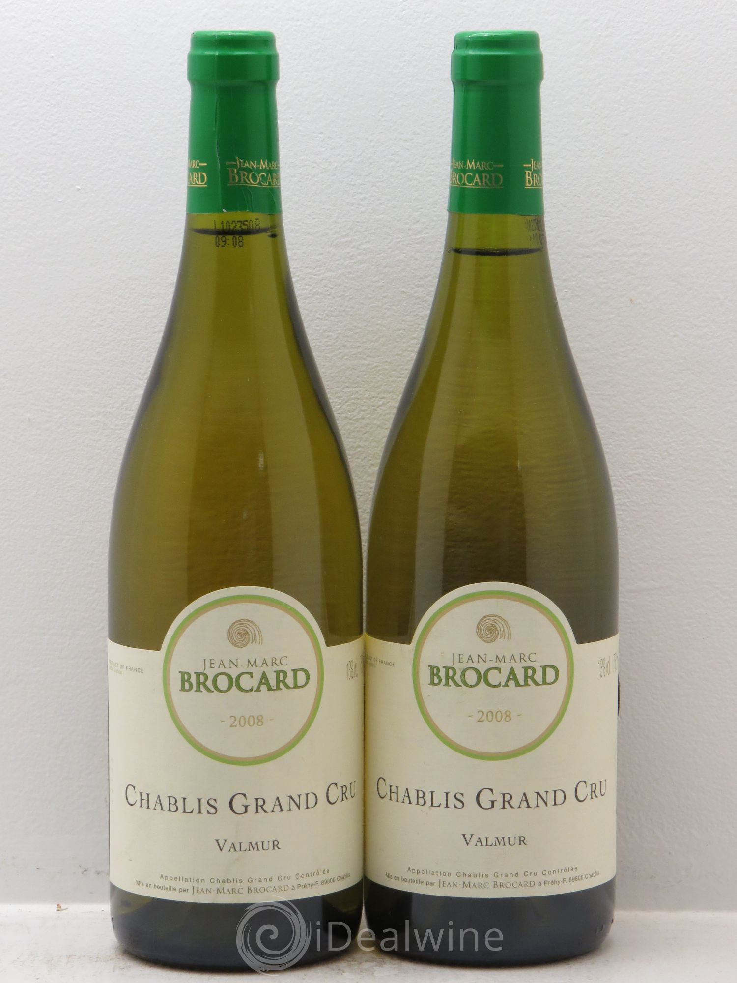 Chablis Grand Cru Domaine Brocard 2008 - Posten von 2 Flaschen - 0