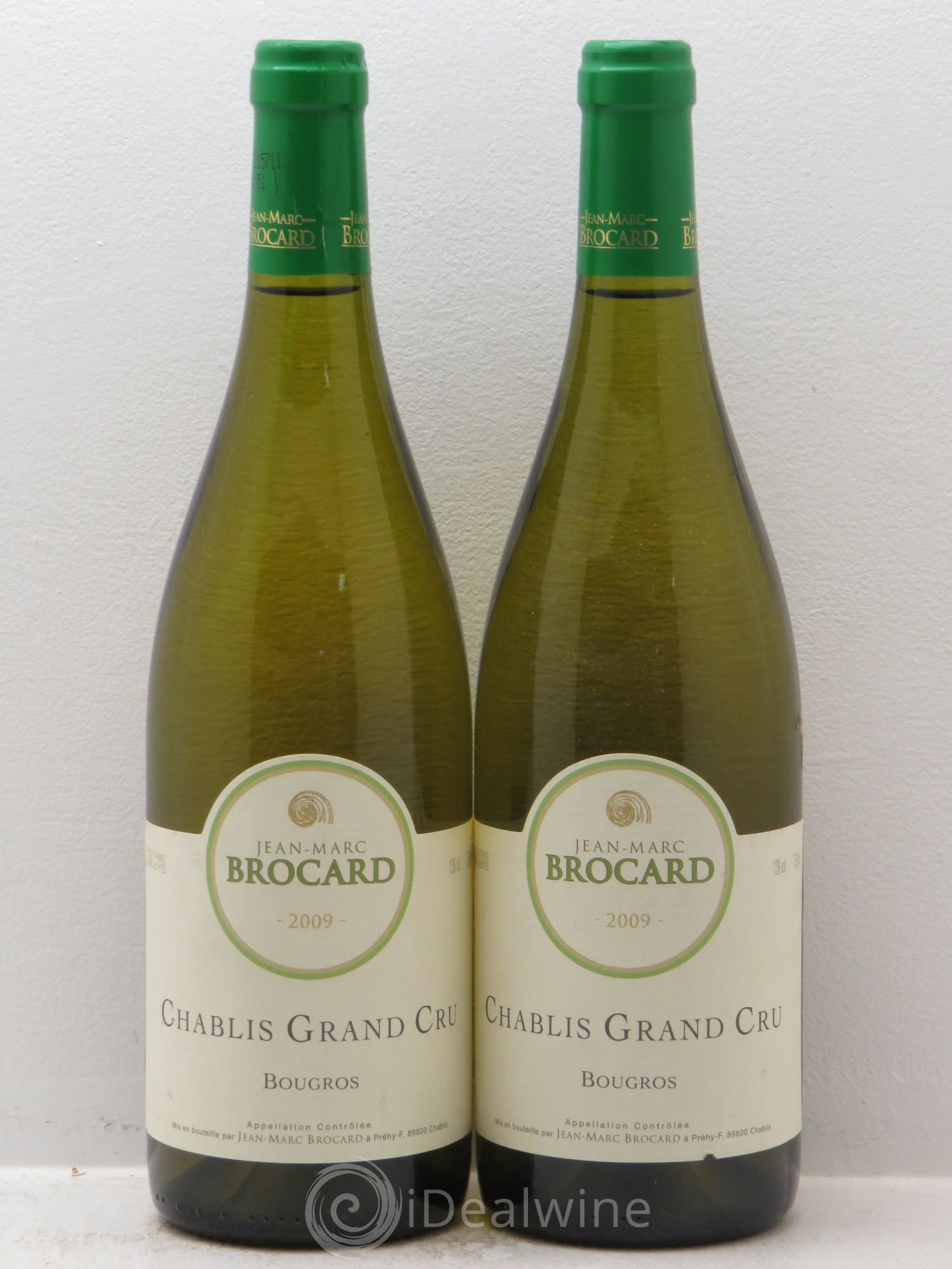 Chablis Grand Cru Domaine Brocard 2009 - Posten von 2 Flaschen - 0