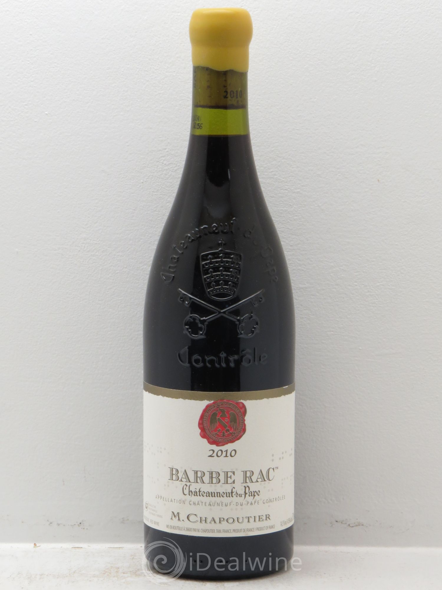 Châteauneuf-du-Pape Barbe Rac Chapoutier 2010 - Lot de 1 bouteille - 0