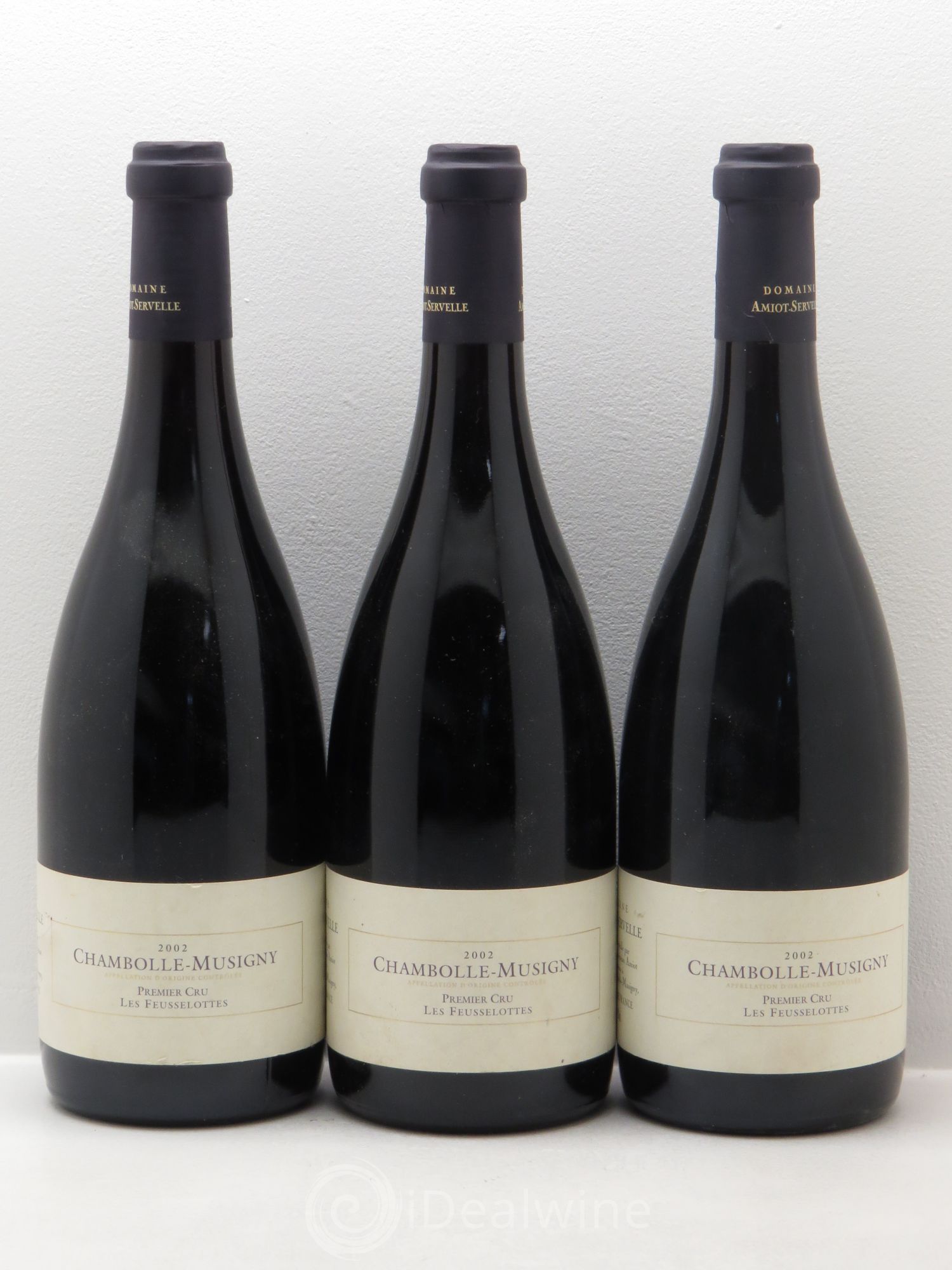 Chambolle-Musigny 1er Cru Les Feusselottes 2002 - Lot de 3 bouteilles - 0