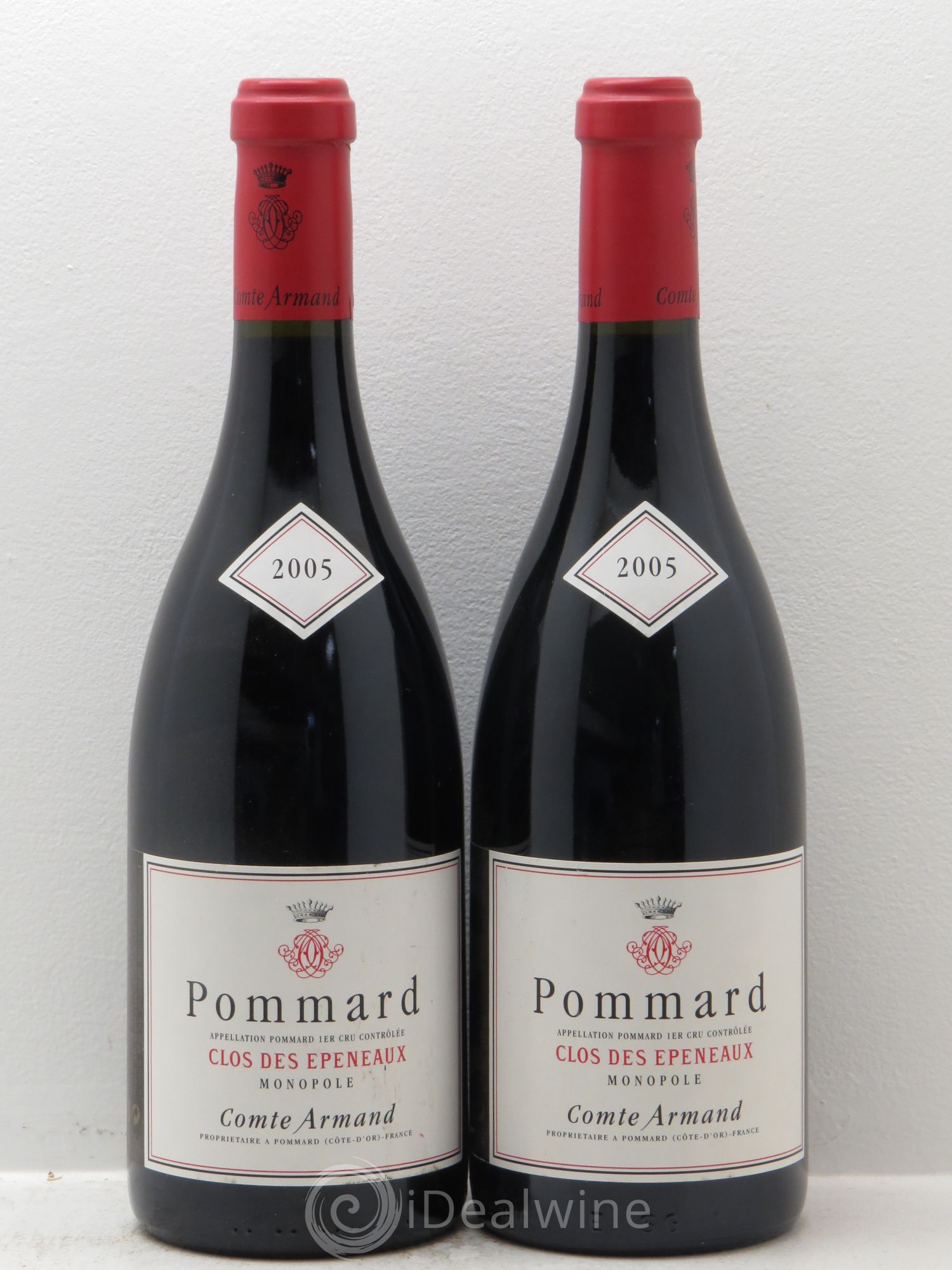 Pommard 1er Cru Clos des Epeneaux Comte Armand 2005 - Lot de 2 bouteilles - 0