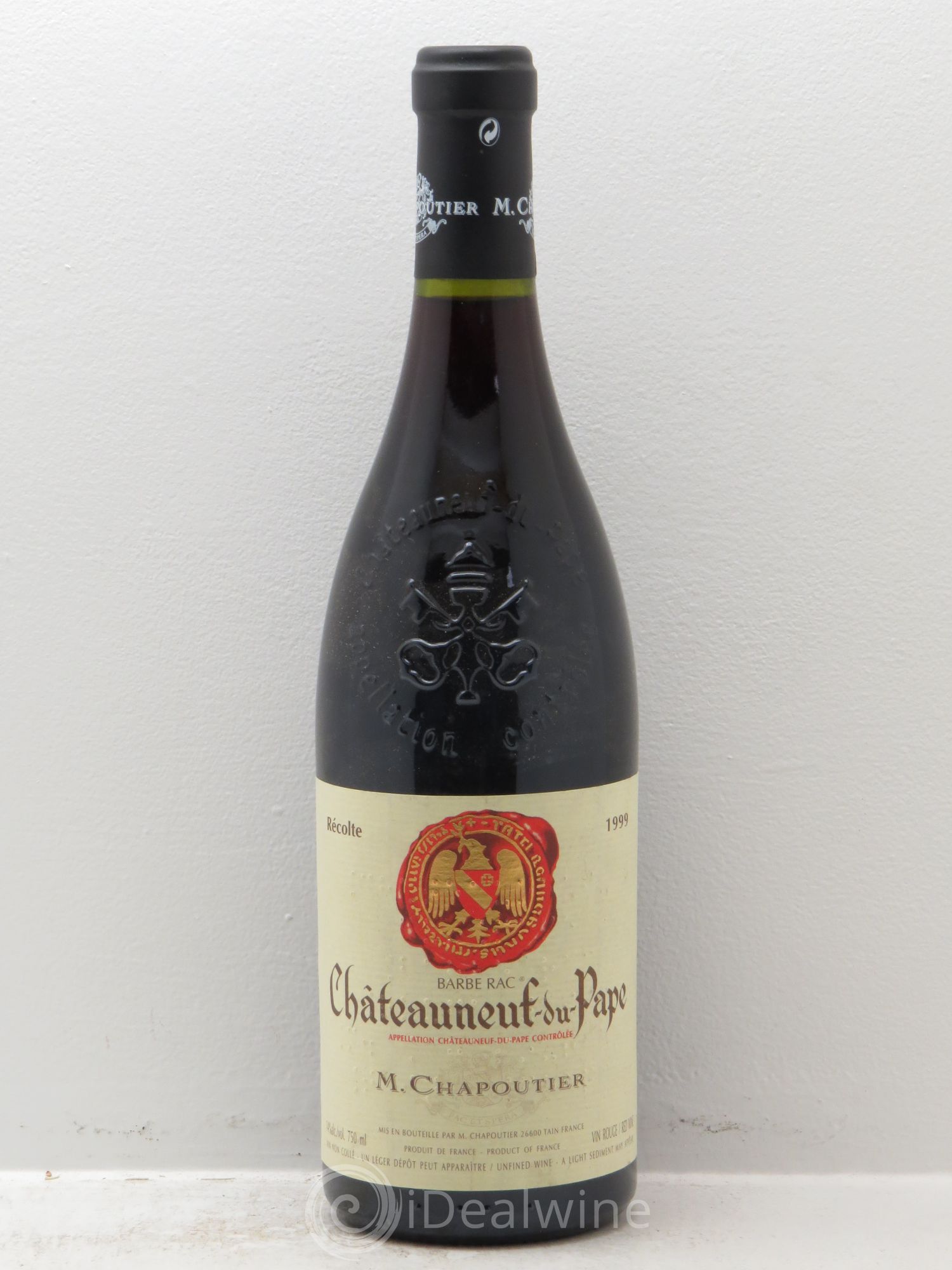 Châteauneuf-du-Pape Barbe Rac Chapoutier (sans prix de réserve) 1999 - Lot de 1 bouteille - 0