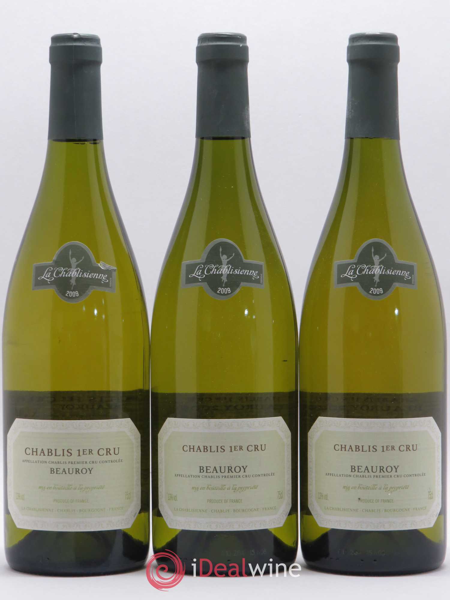 Chablis 1er Cru Beauroy La Chablisienne 2009 - Posten von 3 Flaschen - 0