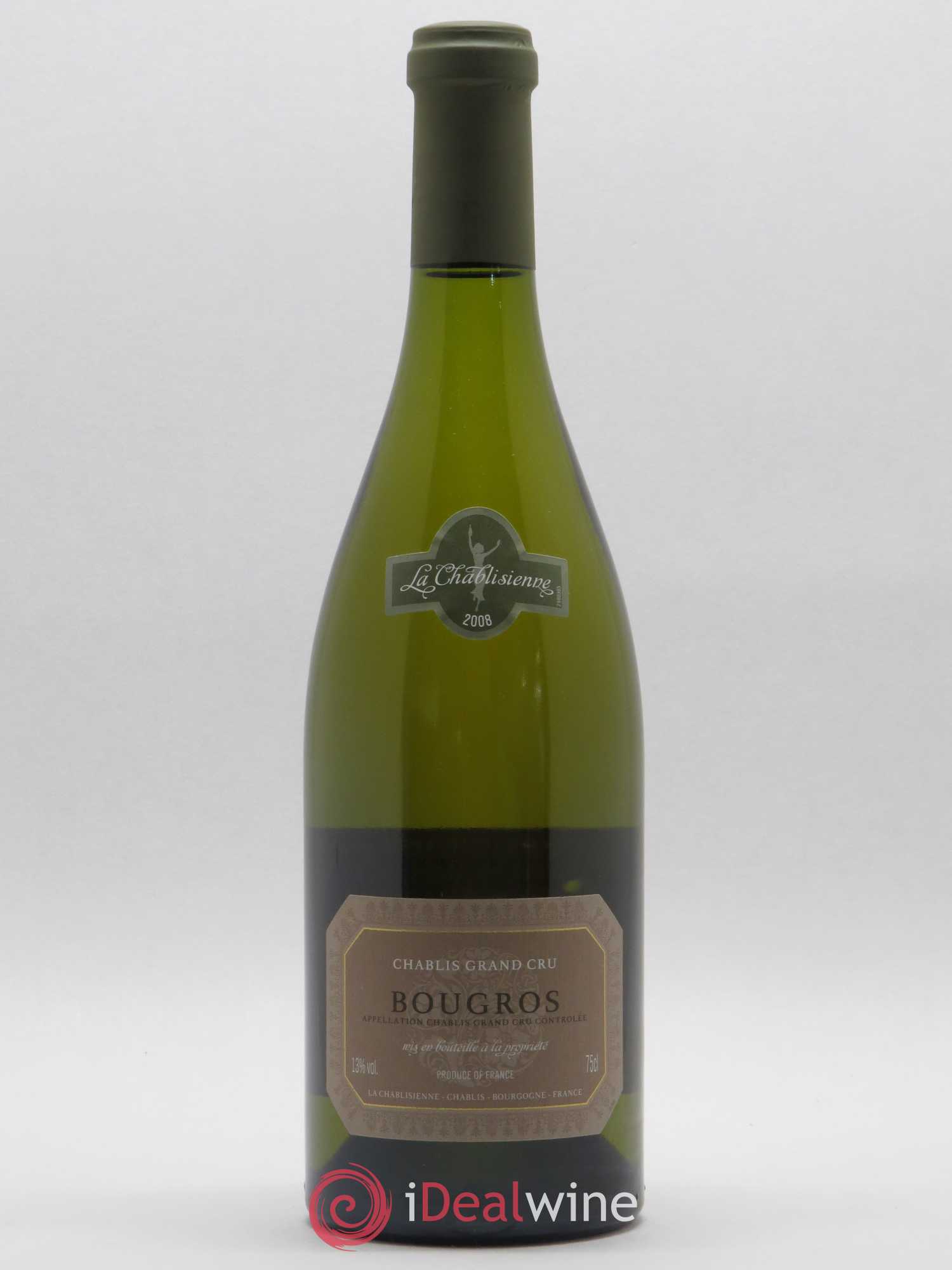 Chablis Grand Cru Bougros La Chablisienne 2008 - Lot de 1 bouteille - 0