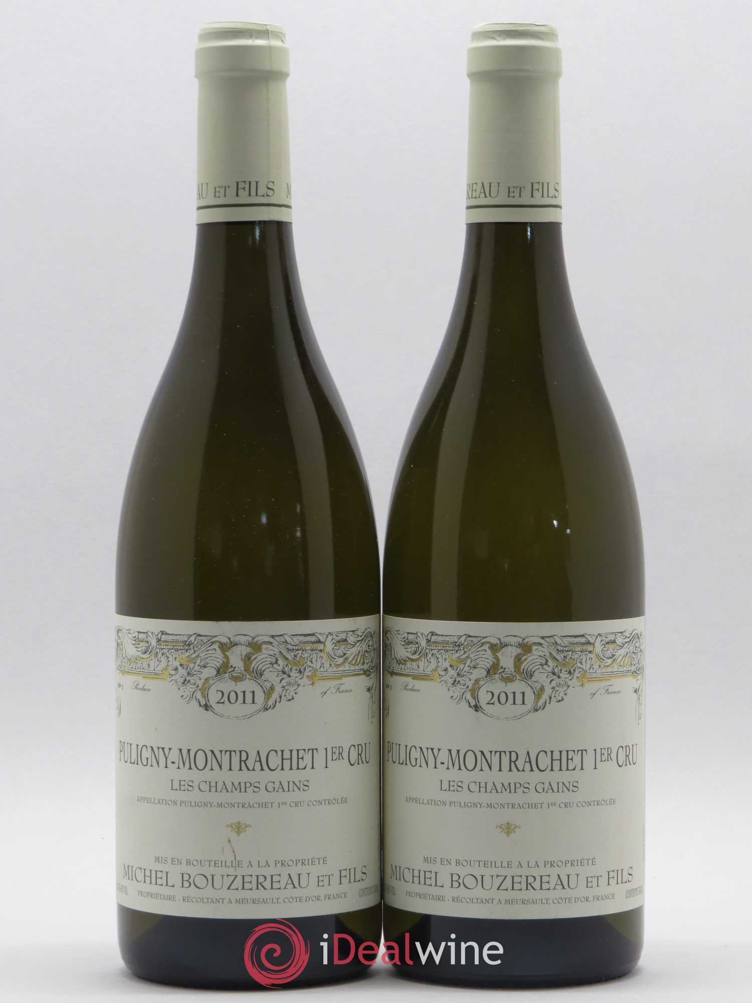 Puligny-Montrachet 1er Cru Les Champs Gains Michel Bouzereau et Fils (Domaine) 2011 - Lot de 2 bouteilles - 0