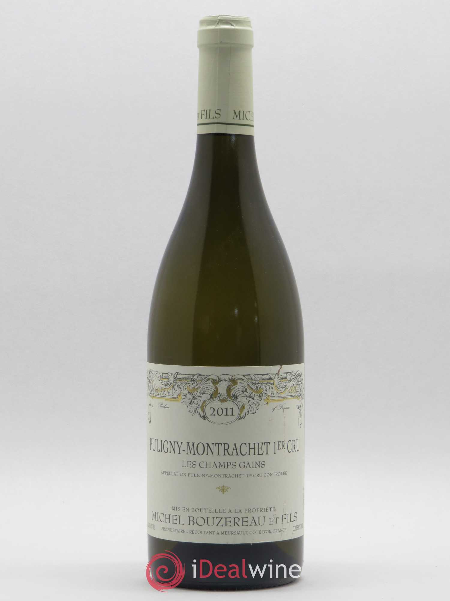 Puligny-Montrachet 1er Cru Les Champs Gains Michel Bouzereau et Fils (Domaine) 2011 - Lot de 1 bouteille - 0