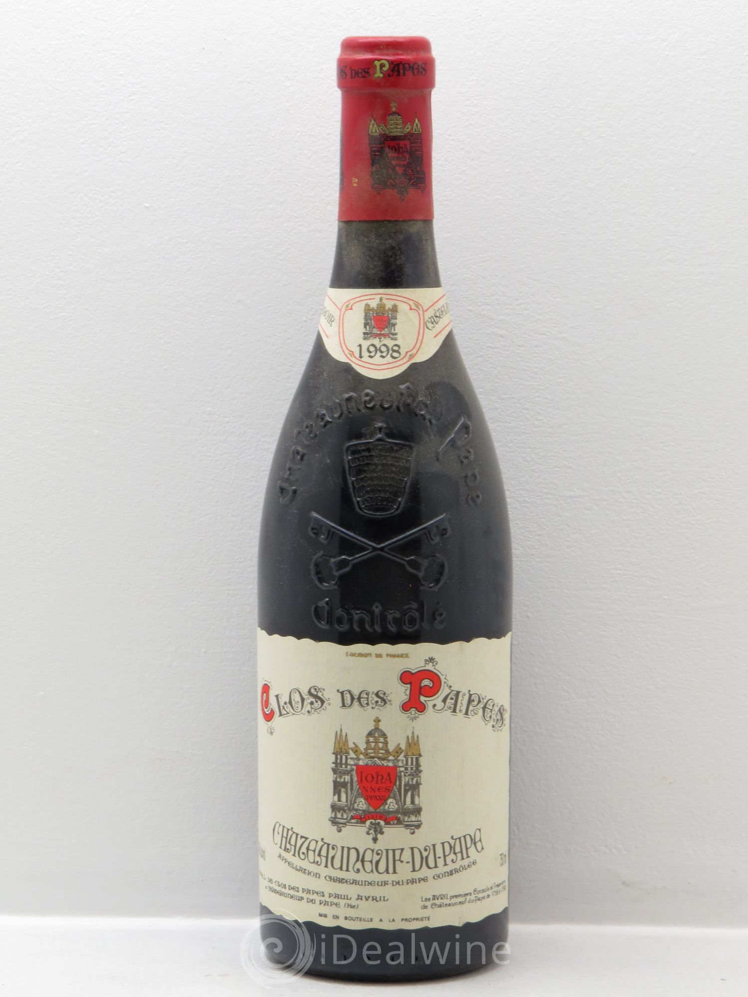 Châteauneuf-du-Pape Clos des Papes - Paul Avril 1998 - Lot de 1 bouteille - 0