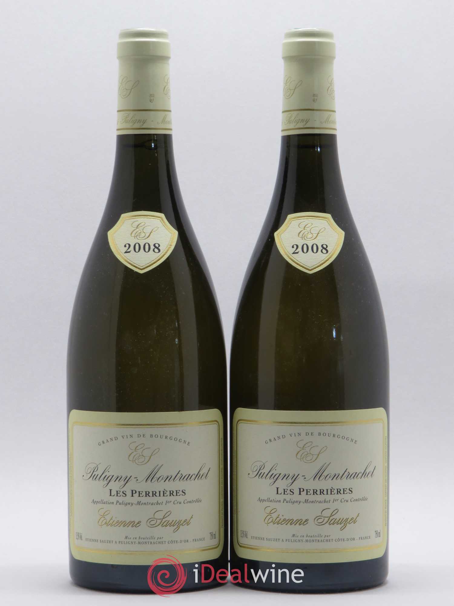 Puligny-Montrachet 1er Cru Les Perrières Etienne Sauzet 2008 - Lot de 2 bouteilles - 0