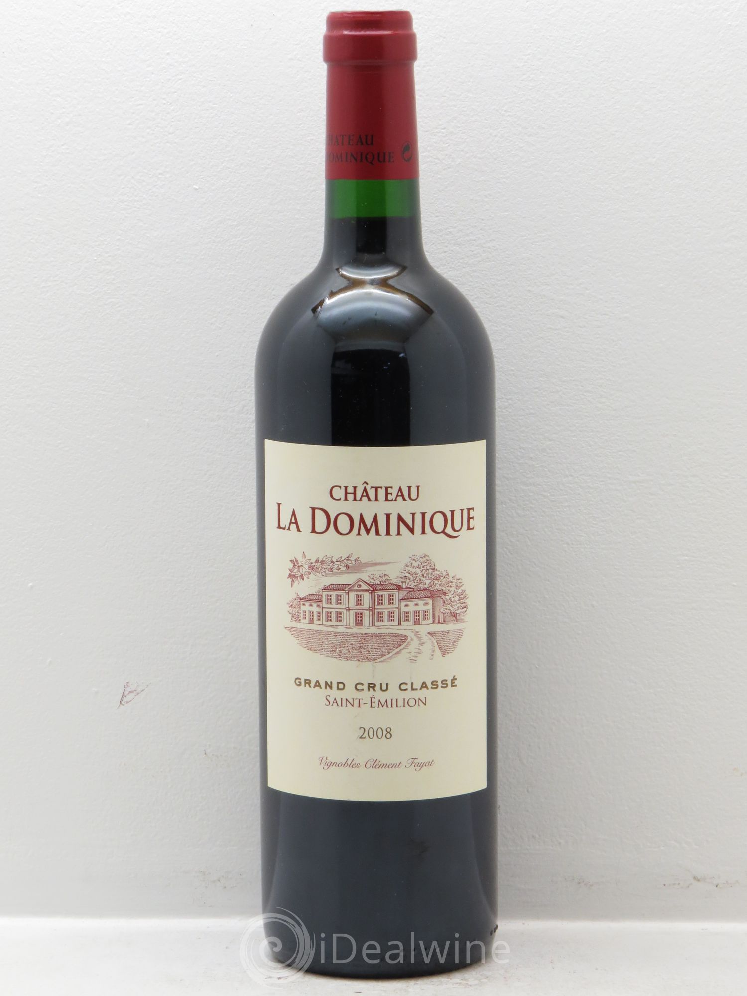 Château la Dominique Grand Cru Classé 2008 - Lot de 1 bouteille - 0