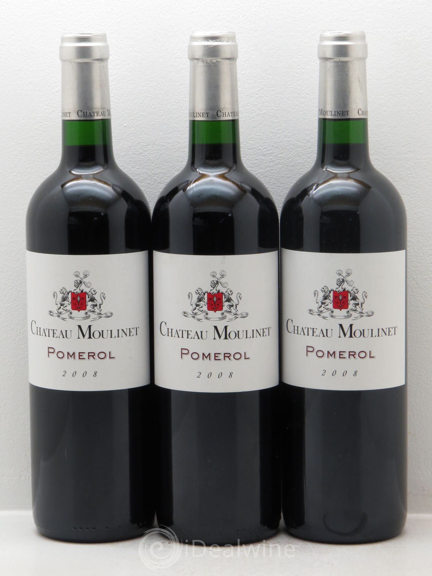 Château Moulinet 2008 - Lot de 3 bouteilles - 0