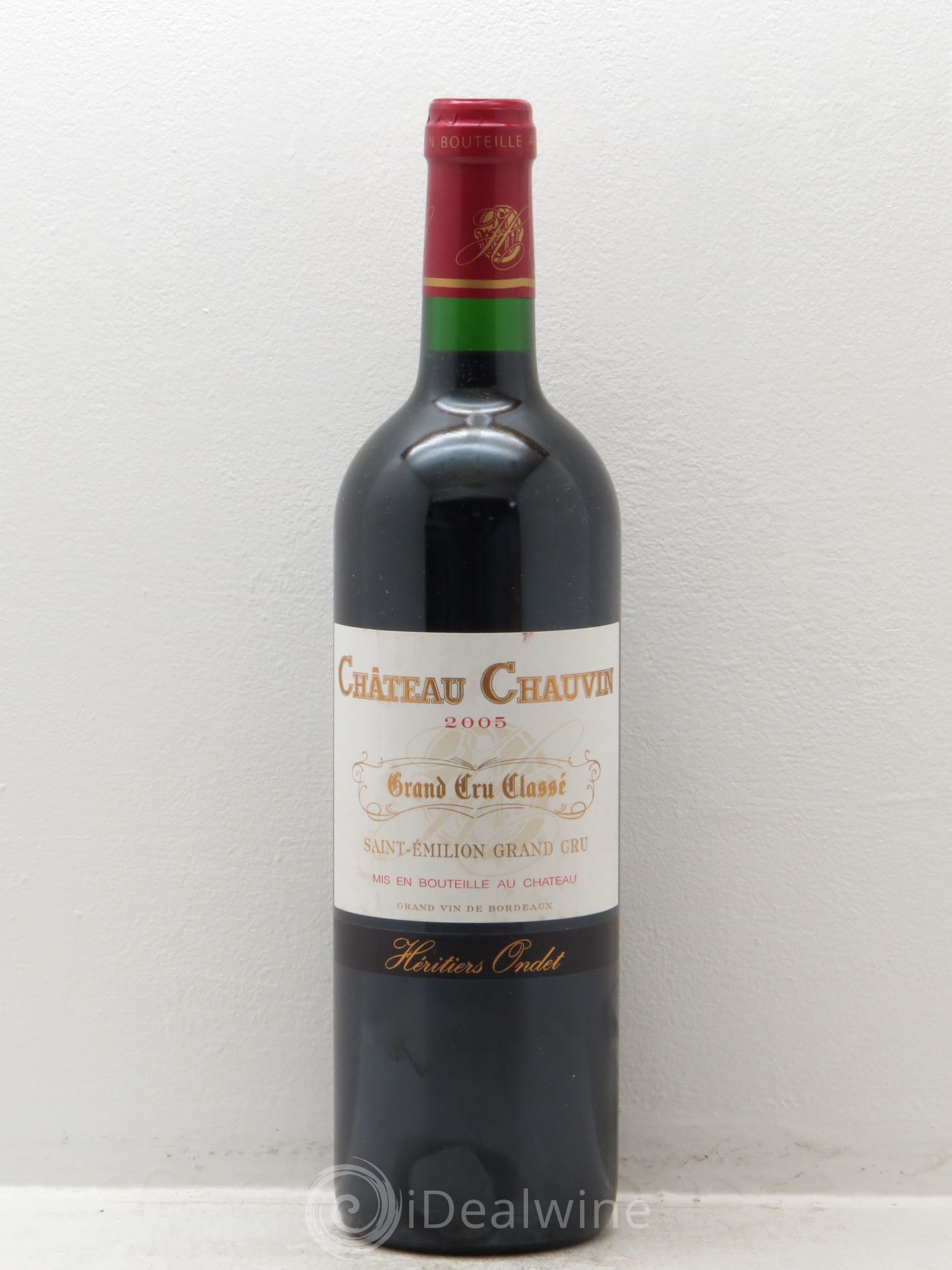Château Chauvin Grand Cru Classé (sans prix de réserve) 2005 - Lot de 1 bouteille - 0
