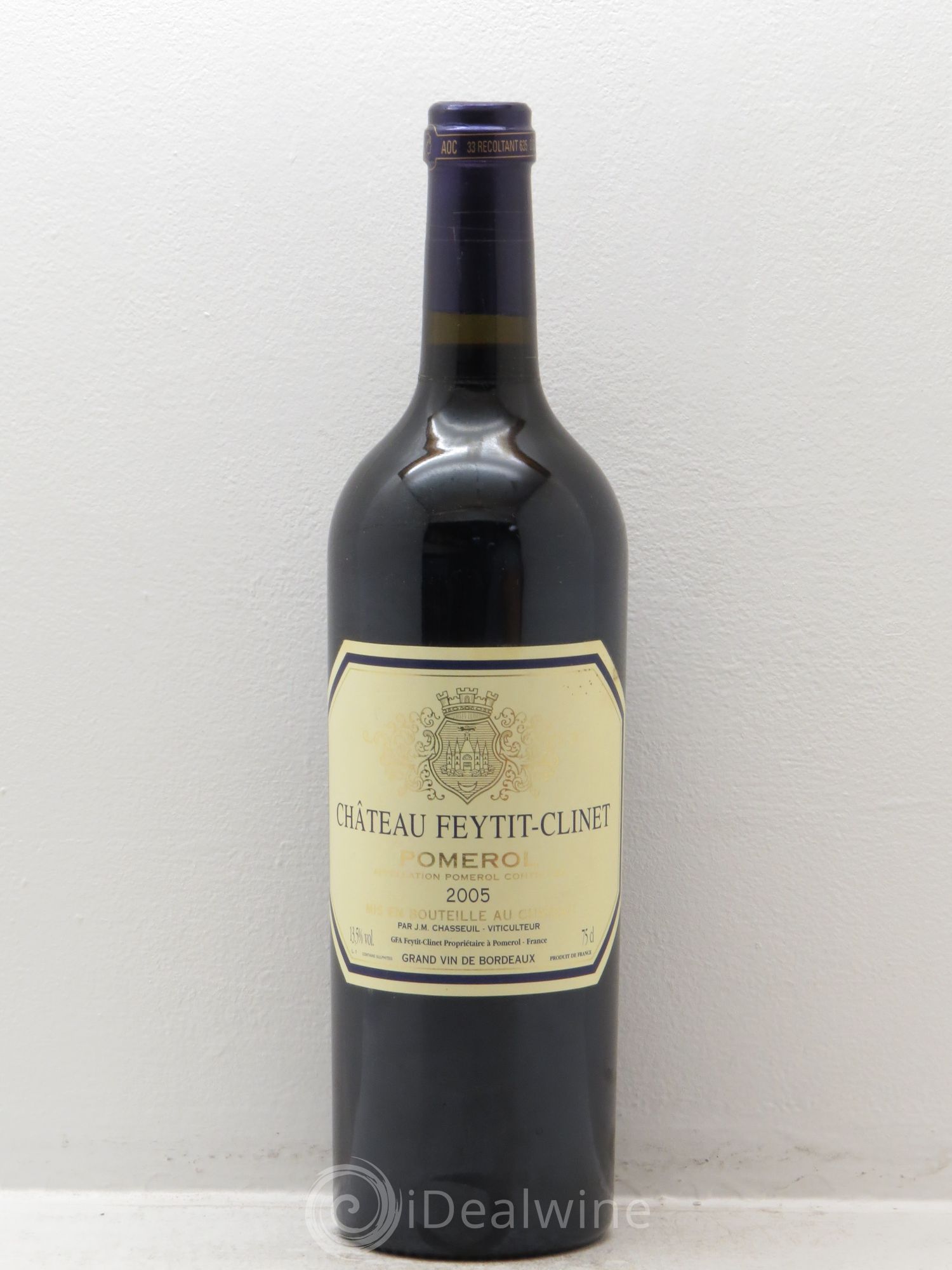 Château Feytit-Clinet 2005 - Lot de 1 bouteille - 0