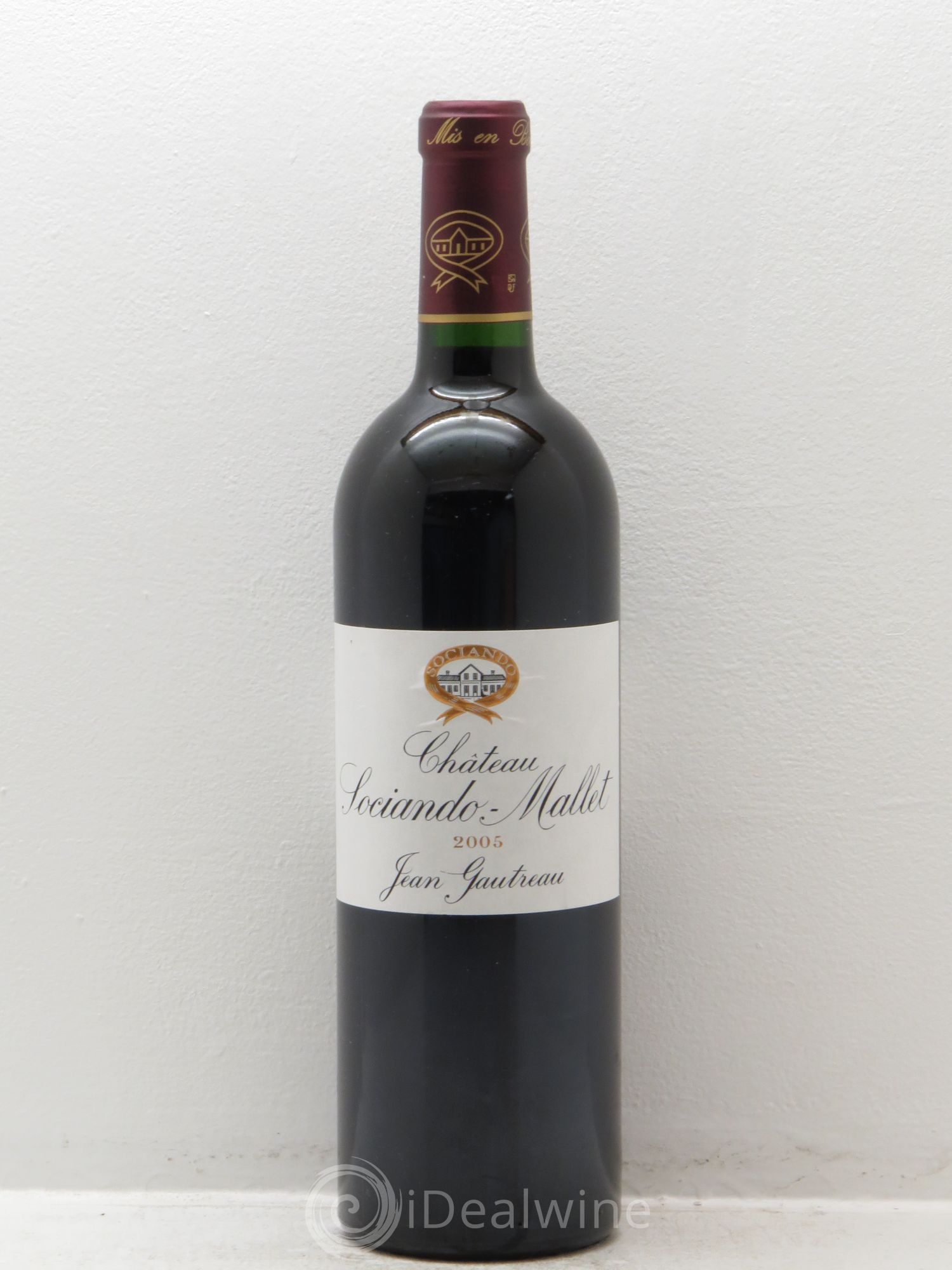 Château Sociando Mallet 2005 - Lot de 1 bouteille - 0