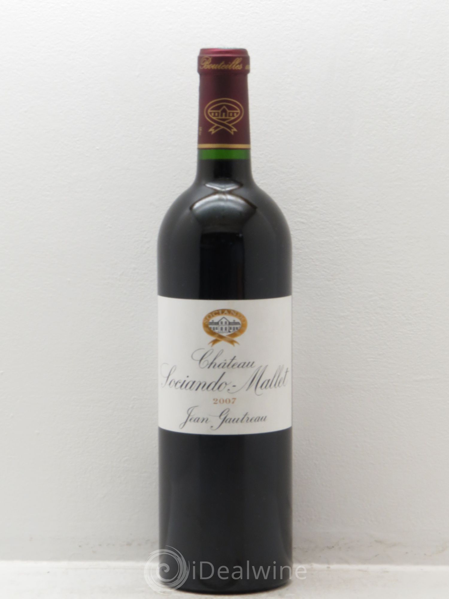 Château Sociando Mallet 2007 - Lot de 1 bouteille - 0